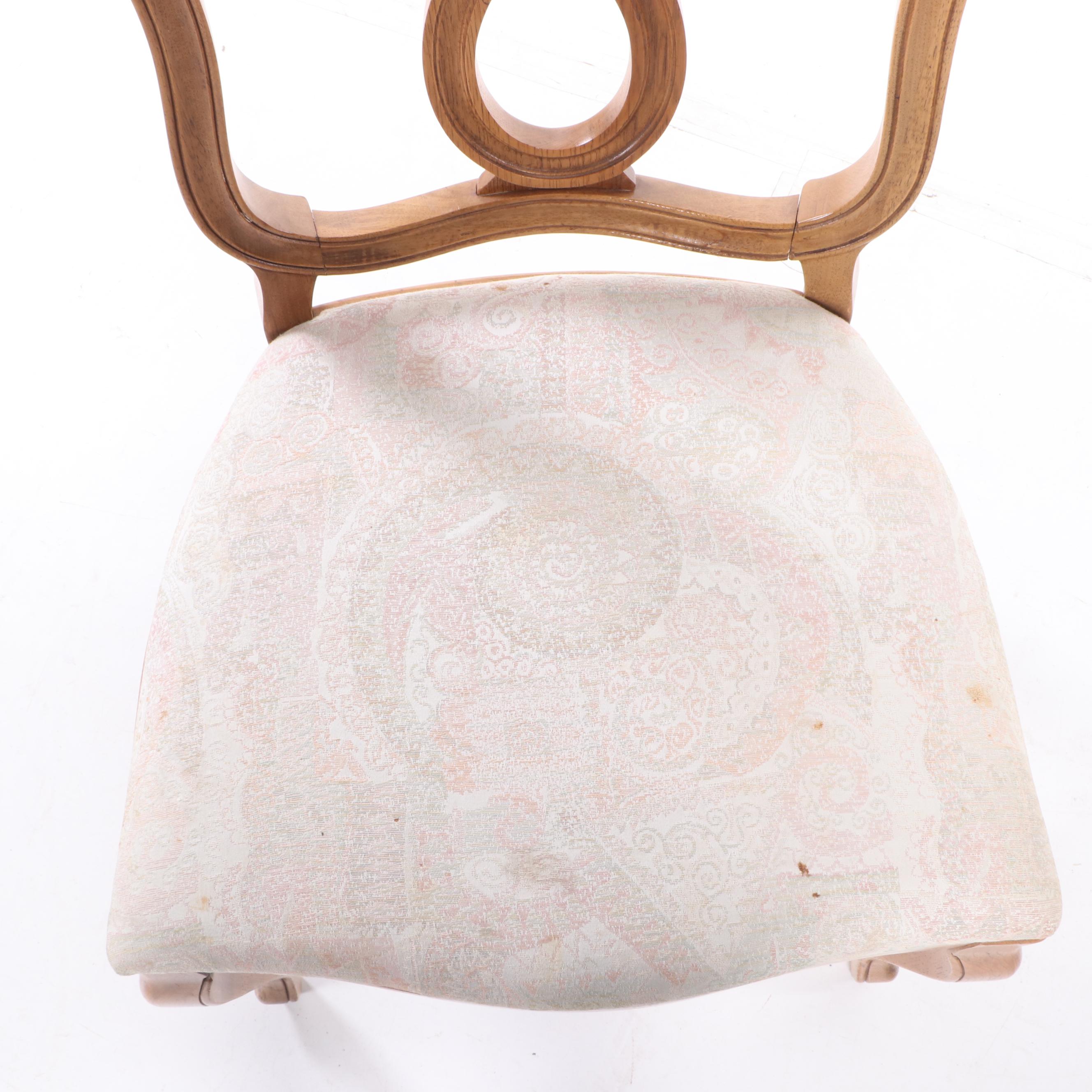 Thomasville "Tableau" Expandable Dining Table and Chair Set, Mid 20th Century