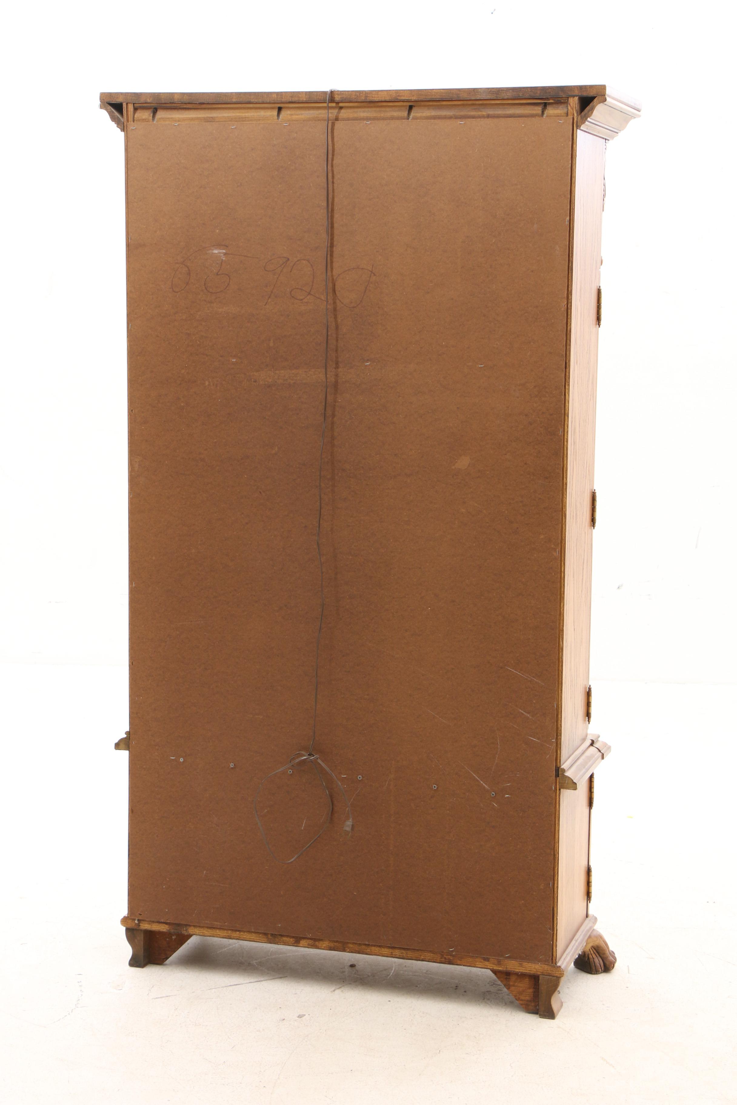 Illuminated Pulaski Gun Cabinets in Oak