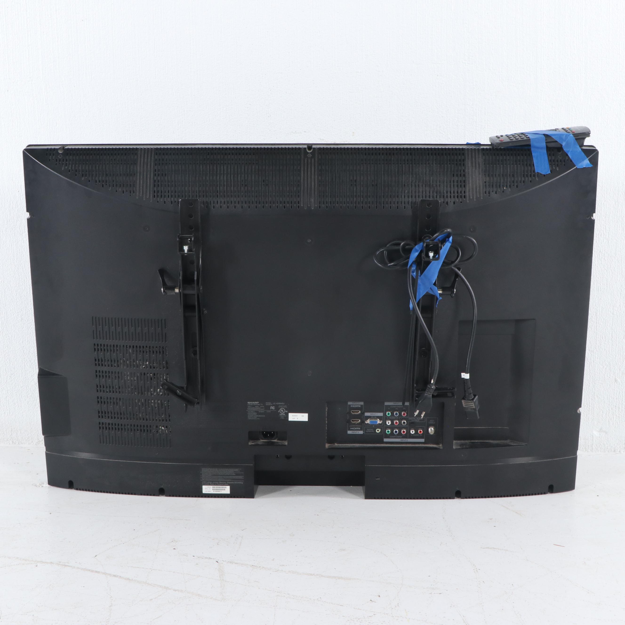 Sharp 42" Liquid Crystal Flat Screen Television