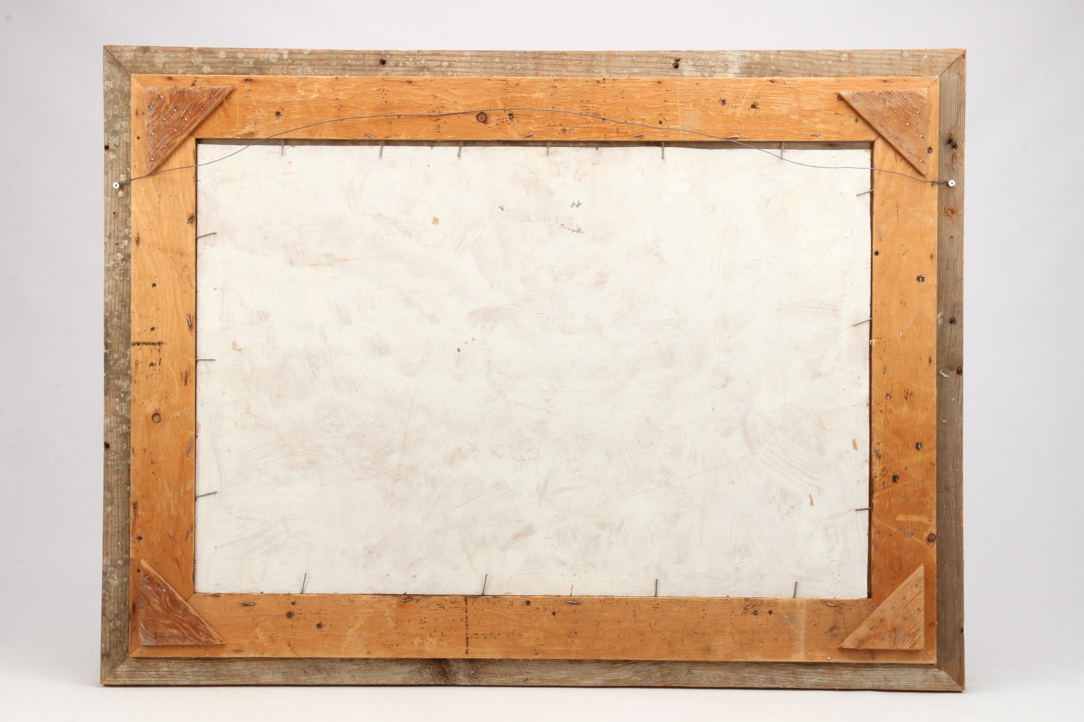 Galen Wallum Oil Painting of Native American with Horses