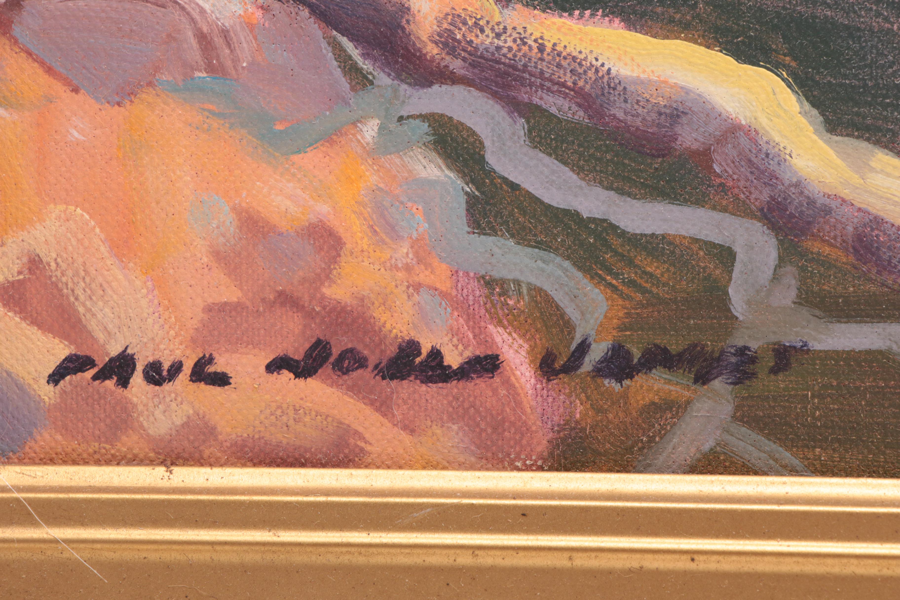 Paul Noble James Oil Painting "Turn in the River"