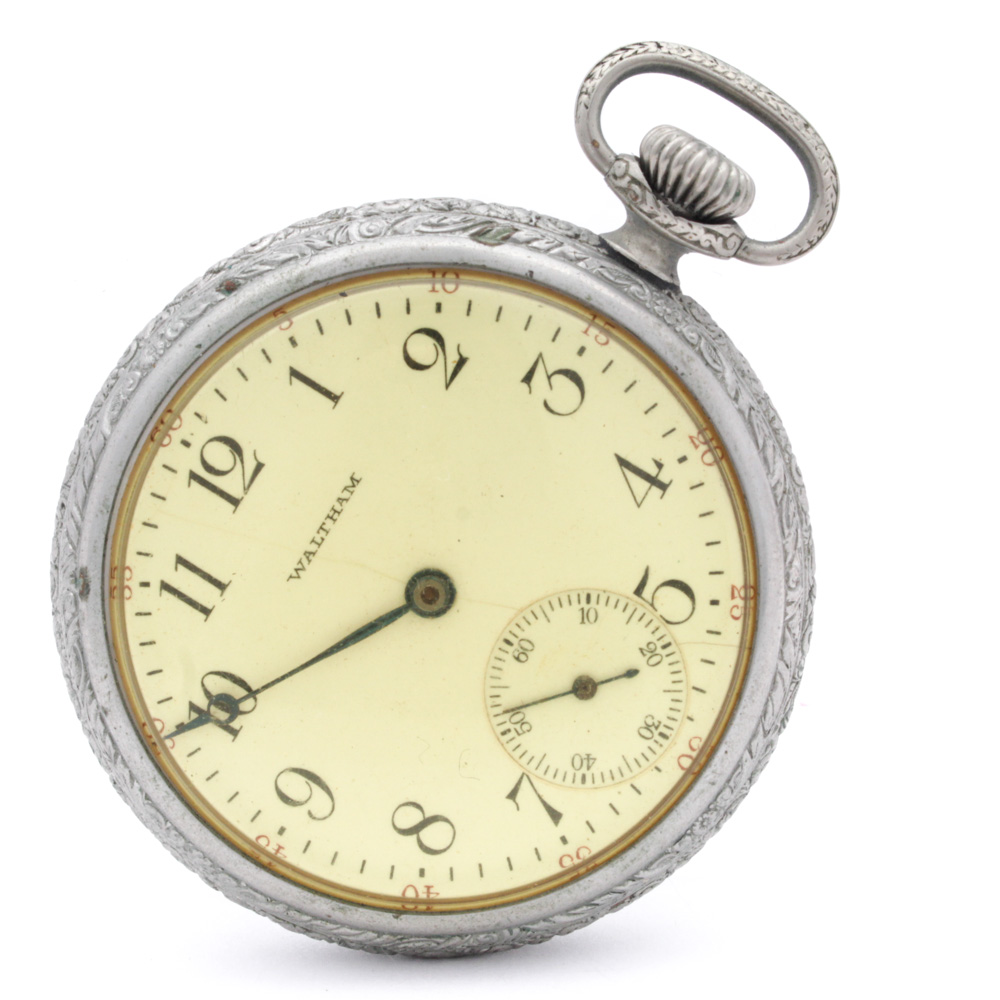 Waltham 7 Jewel Mechanical Pocket Watch, circa 1900's
