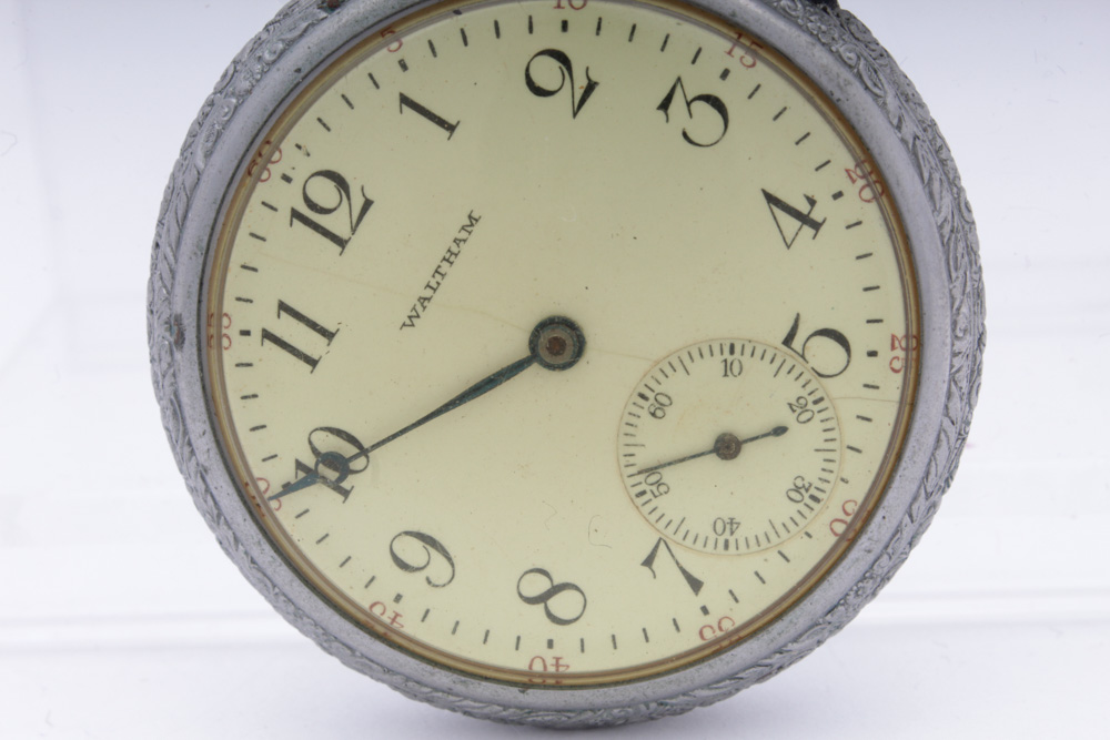 Waltham 7 Jewel Mechanical Pocket Watch, circa 1900's