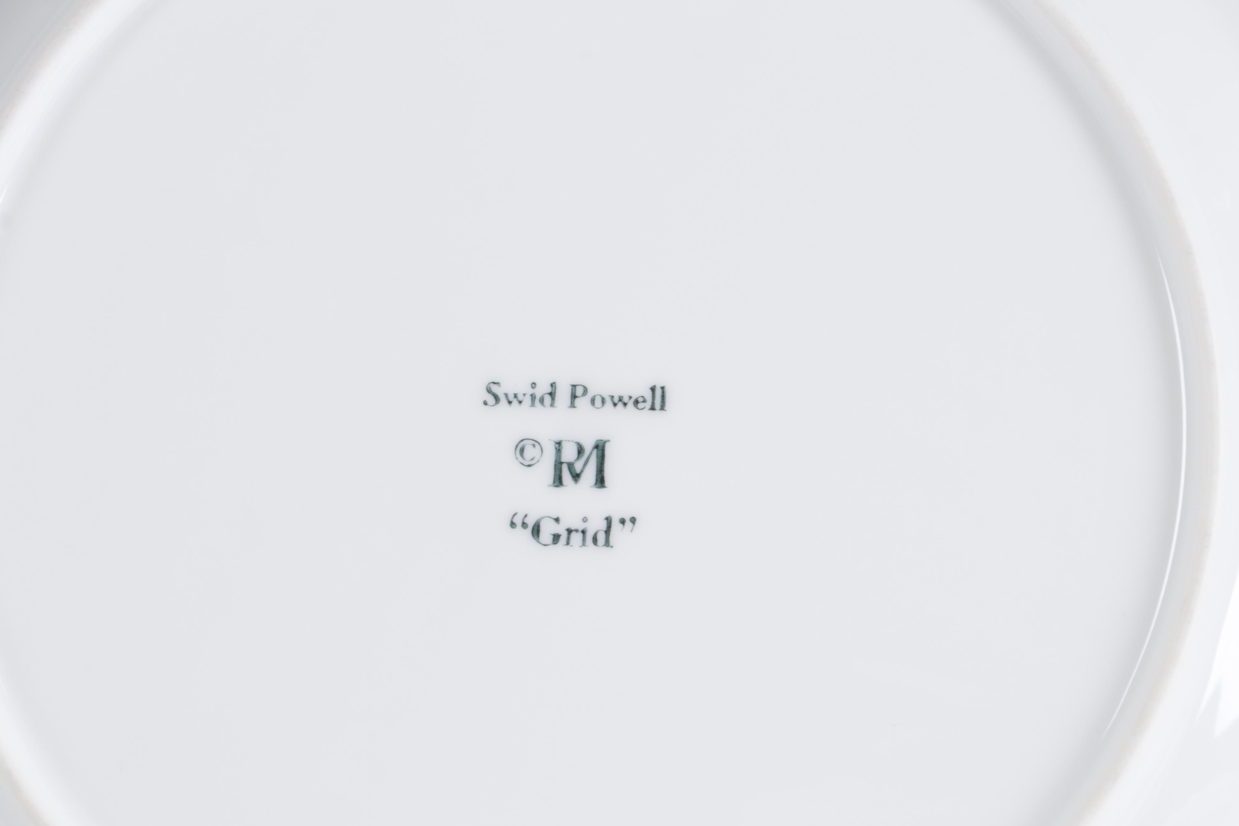 Richard Meier for Swid Powell "Grid" Dinnerware