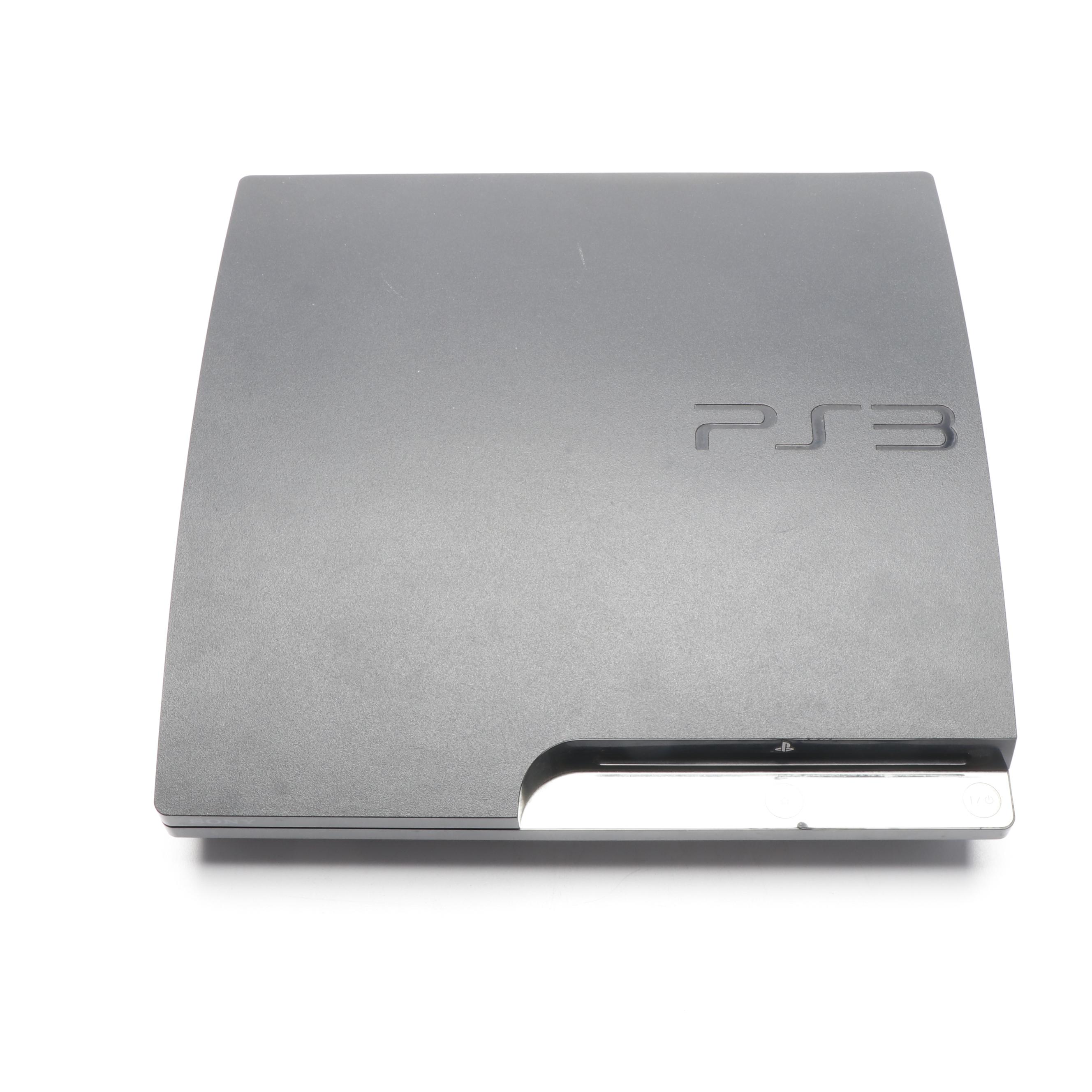 Sony Playstation 3 Slim with Wireless Controllers and Video Games