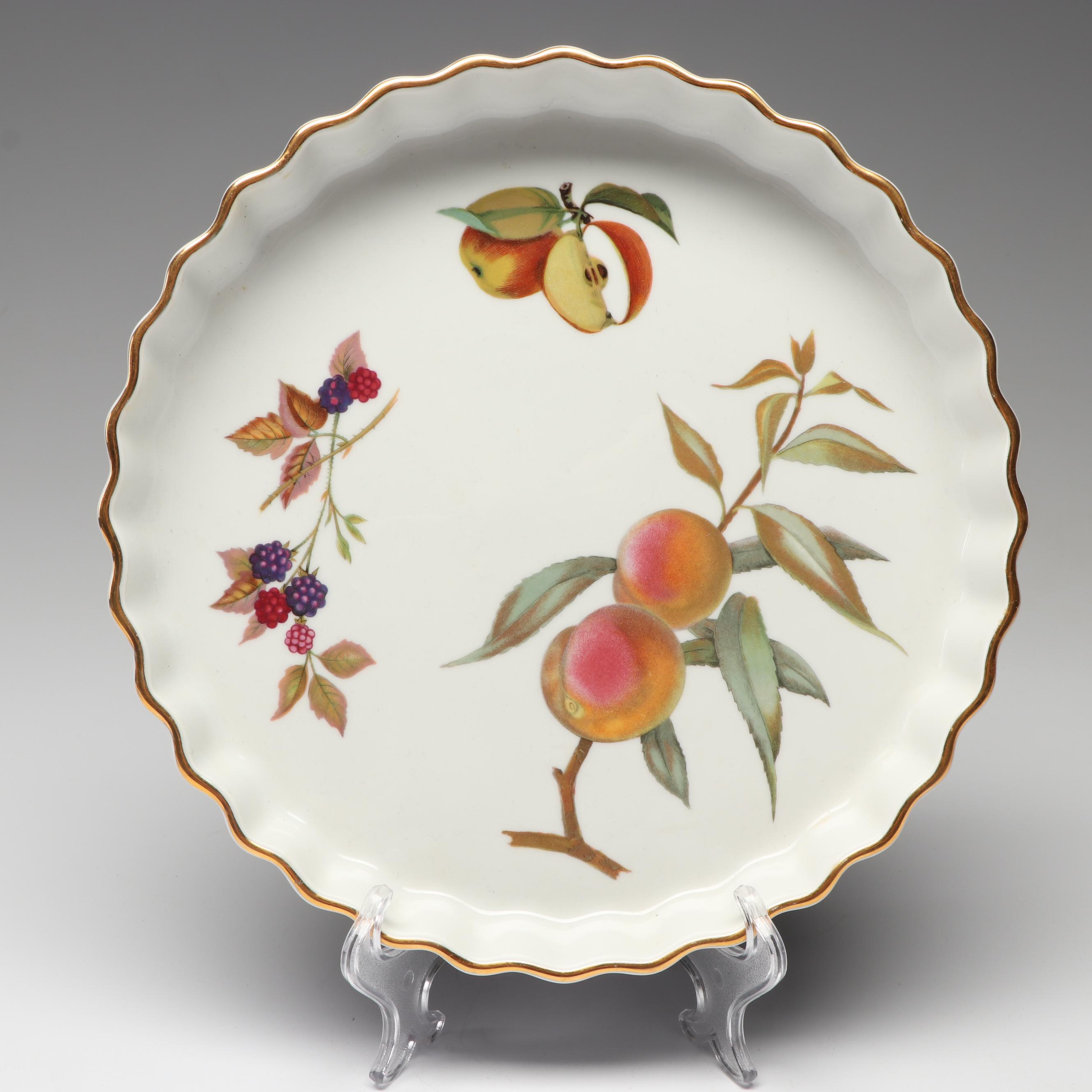 Lourioux "Le Faun" and Royal Worcester "Evesham" Ramekins and Bakeware