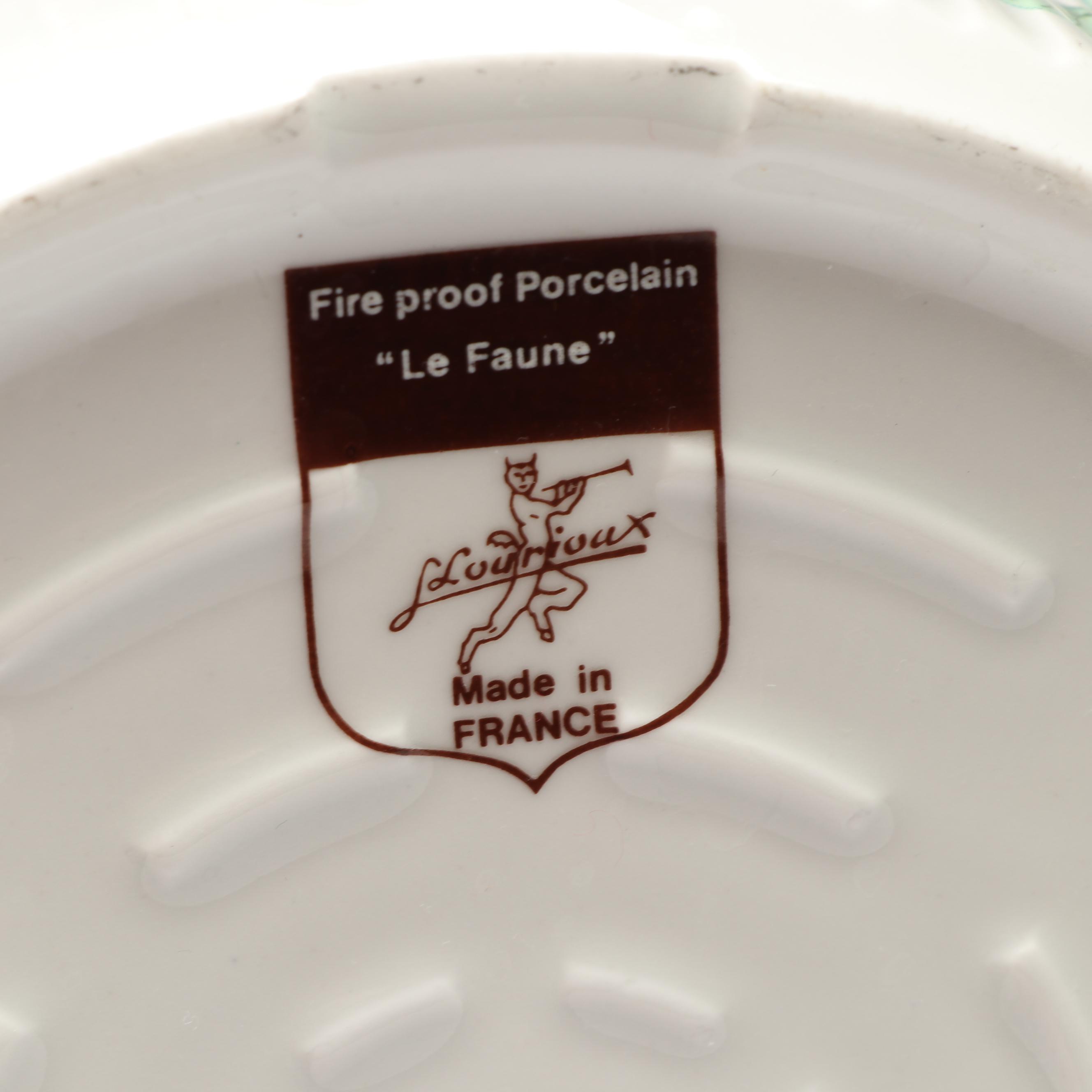 Lourioux "Le Faun" and Royal Worcester "Evesham" Ramekins and Bakeware