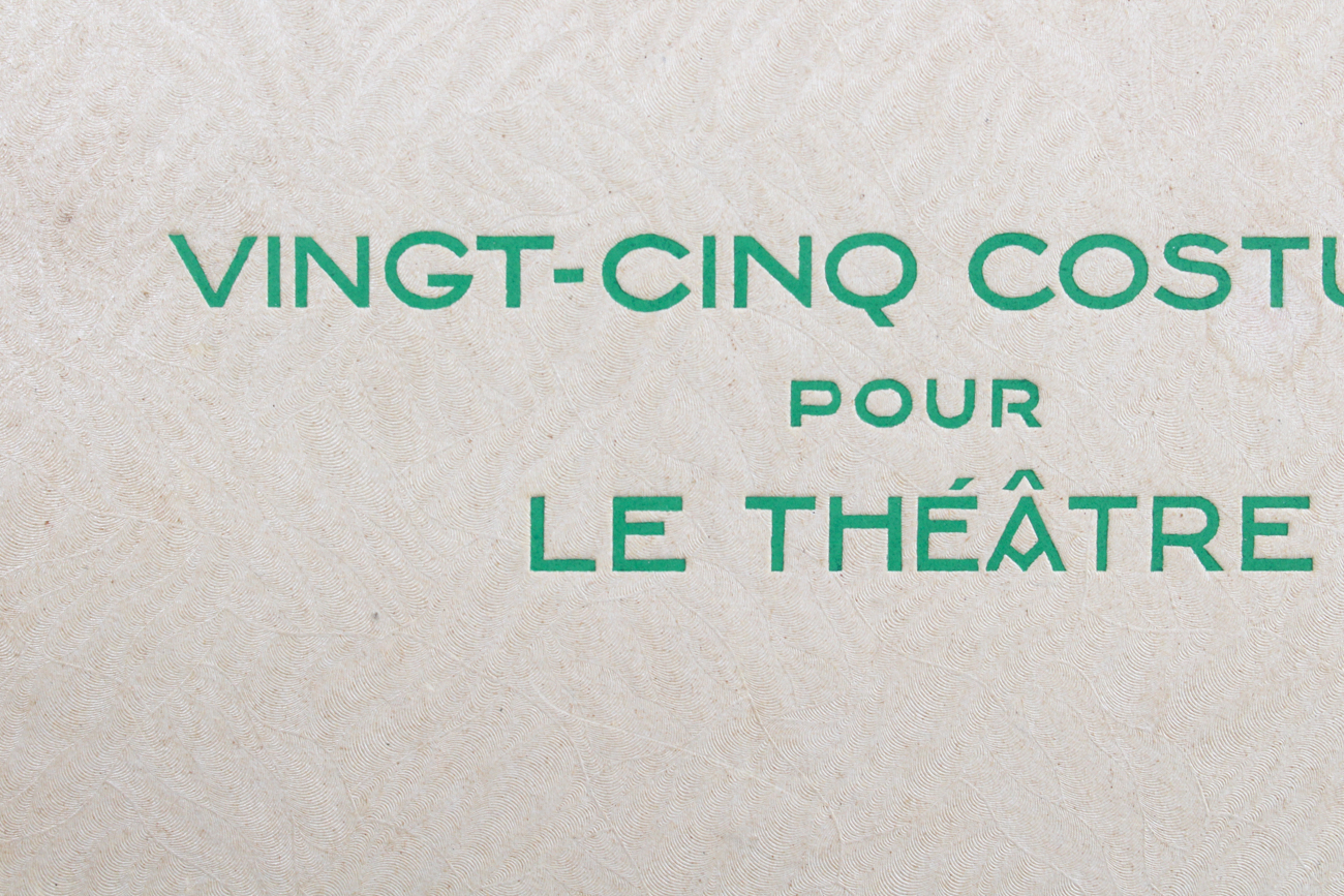 1927 Limited Edition George Barbier "Vingt-Cinq Costumes Pour Le Theatre"