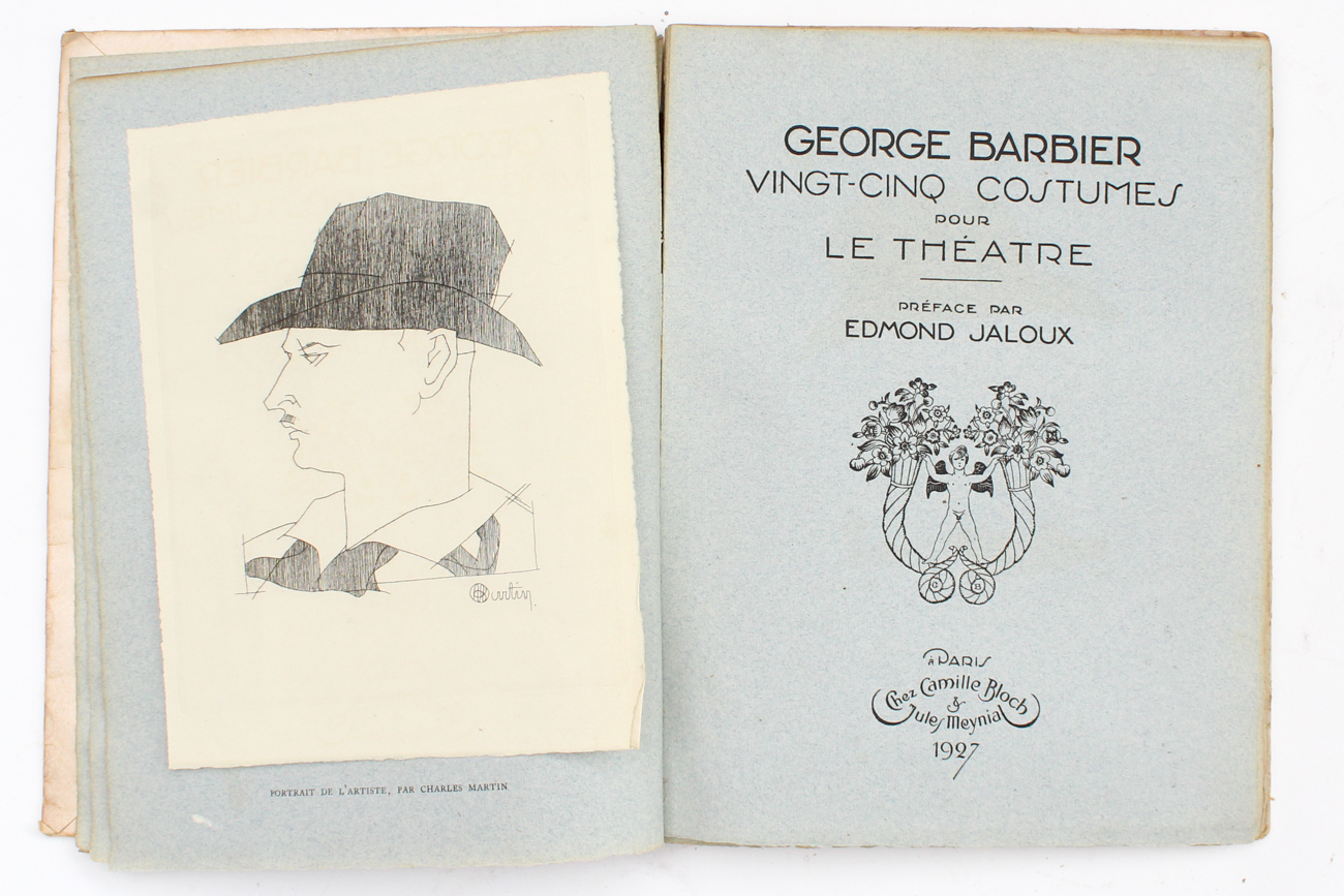 1927 Limited Edition George Barbier "Vingt-Cinq Costumes Pour Le Theatre"