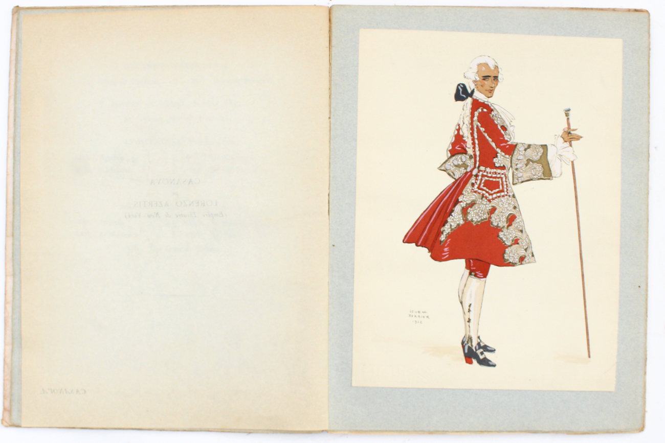 1927 Limited Edition George Barbier "Vingt-Cinq Costumes Pour Le Theatre"