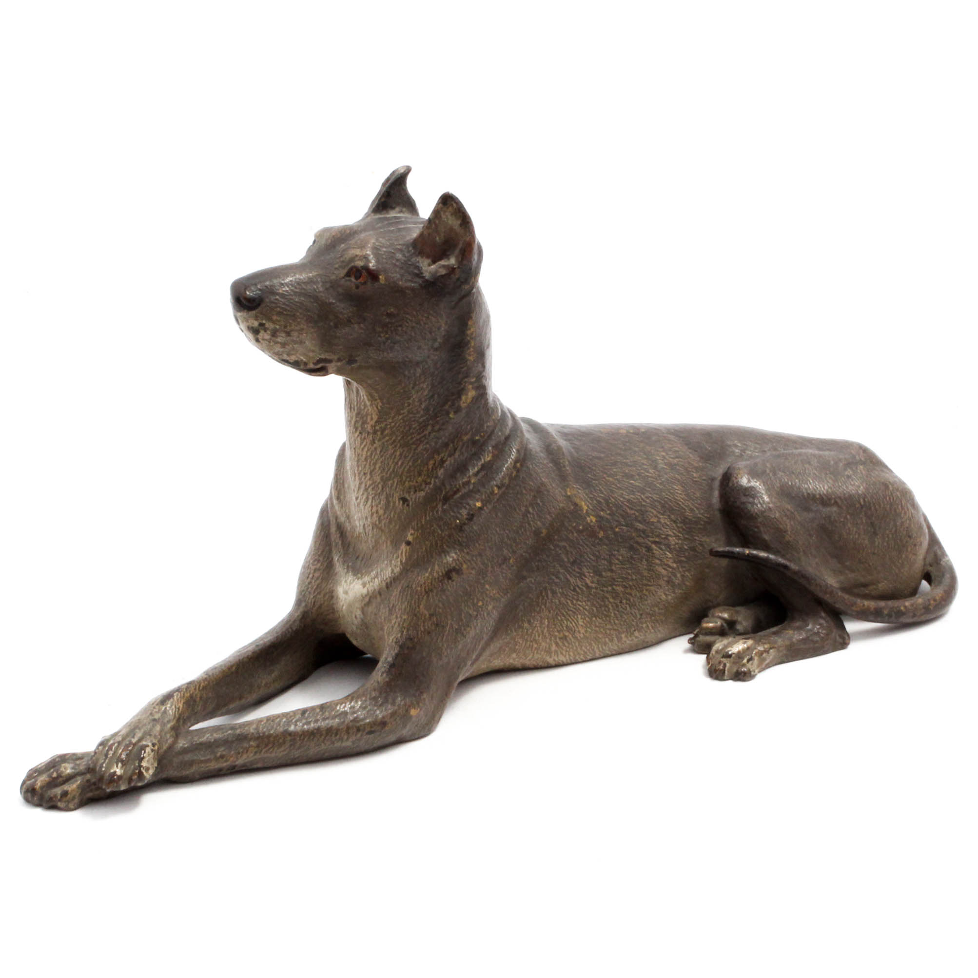 Bergman Bronze Dog Figurine, Circa 1900