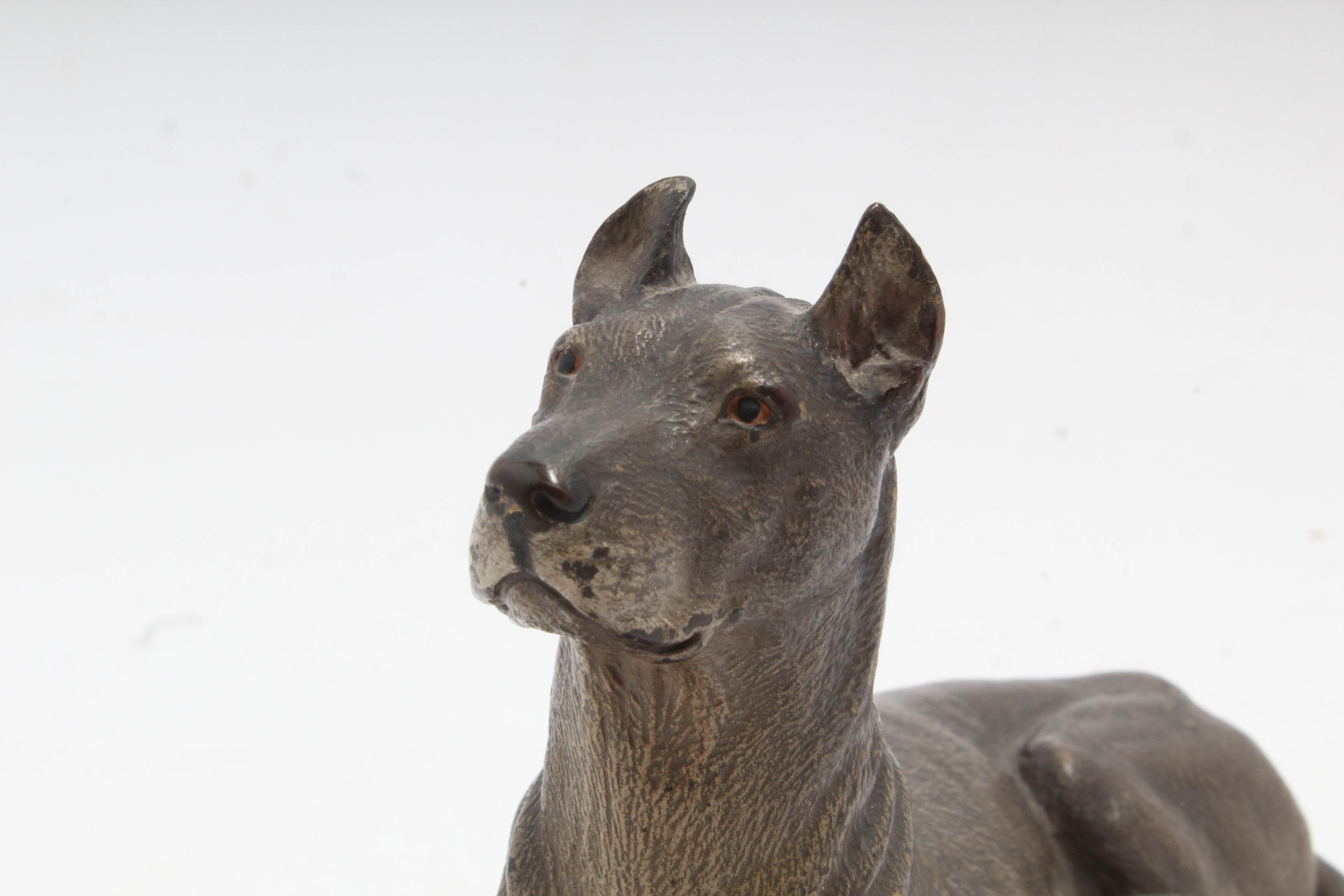 Bergman Bronze Dog Figurine, Circa 1900