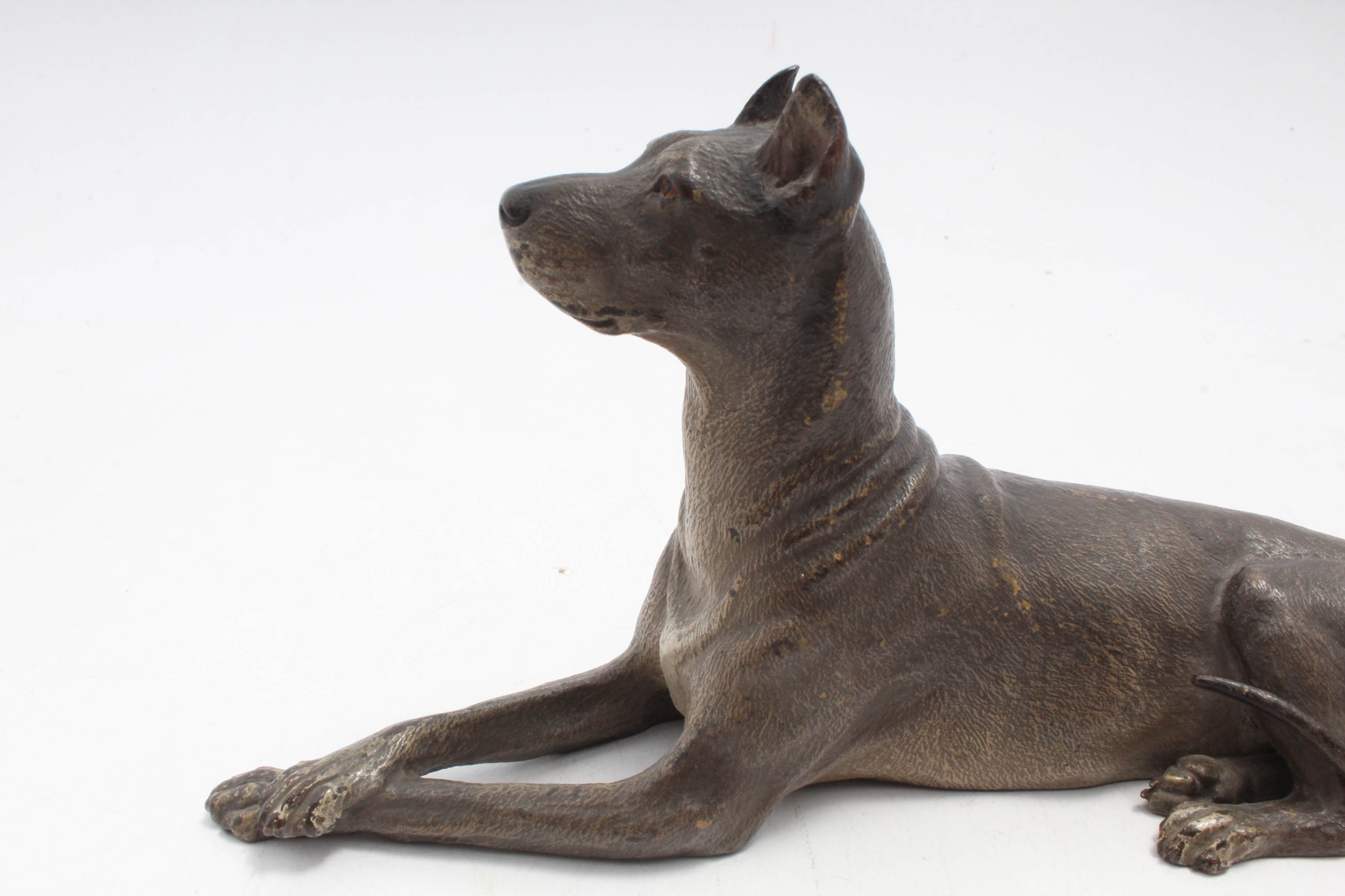 Bergman Bronze Dog Figurine, Circa 1900