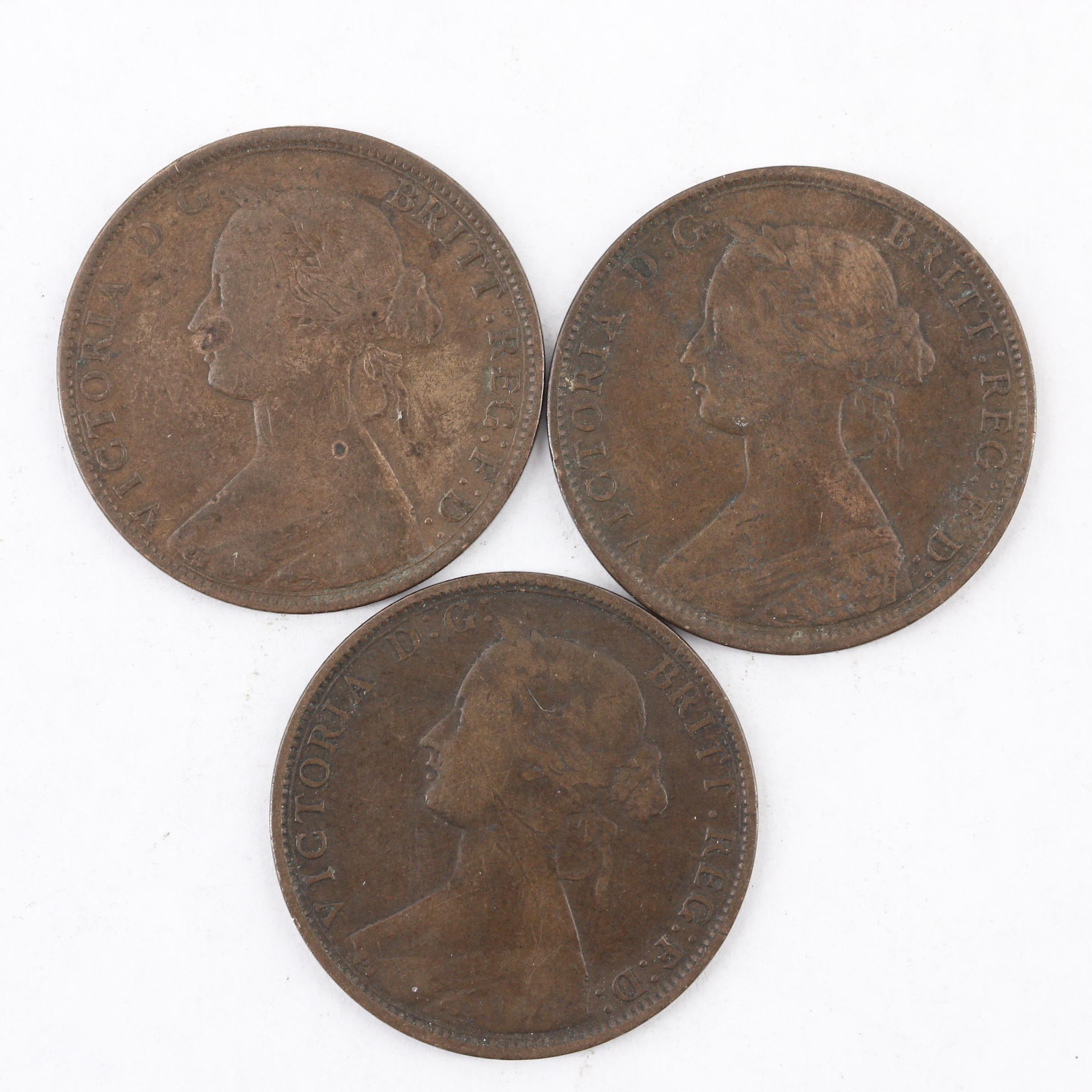Group of Seven Canadian Provinces One-Cent Coins
