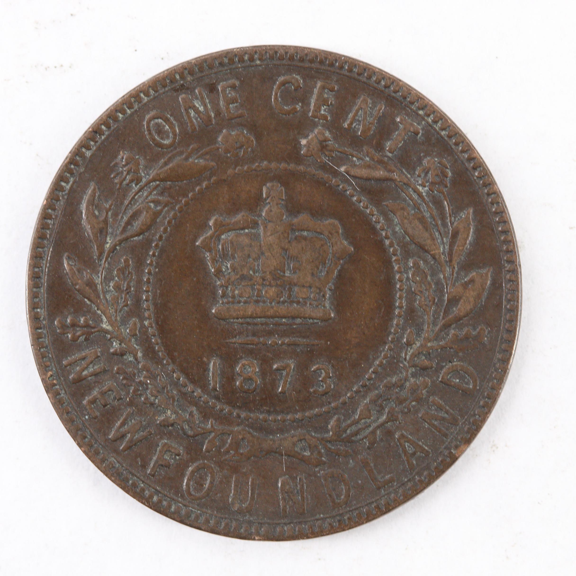 Group of Seven Canadian Provinces One-Cent Coins