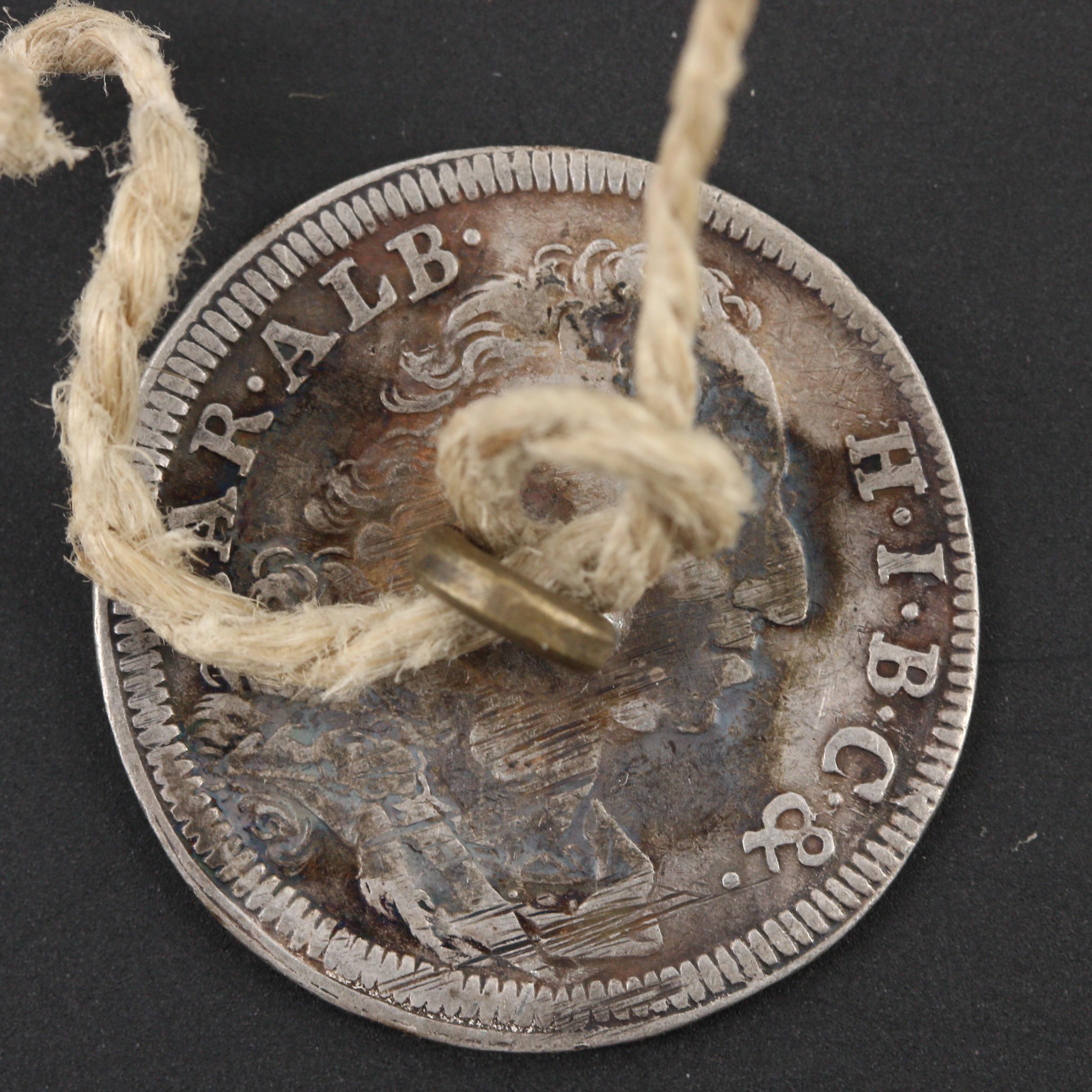 Group of 10 Austrian & German States Silver Coin Buttons