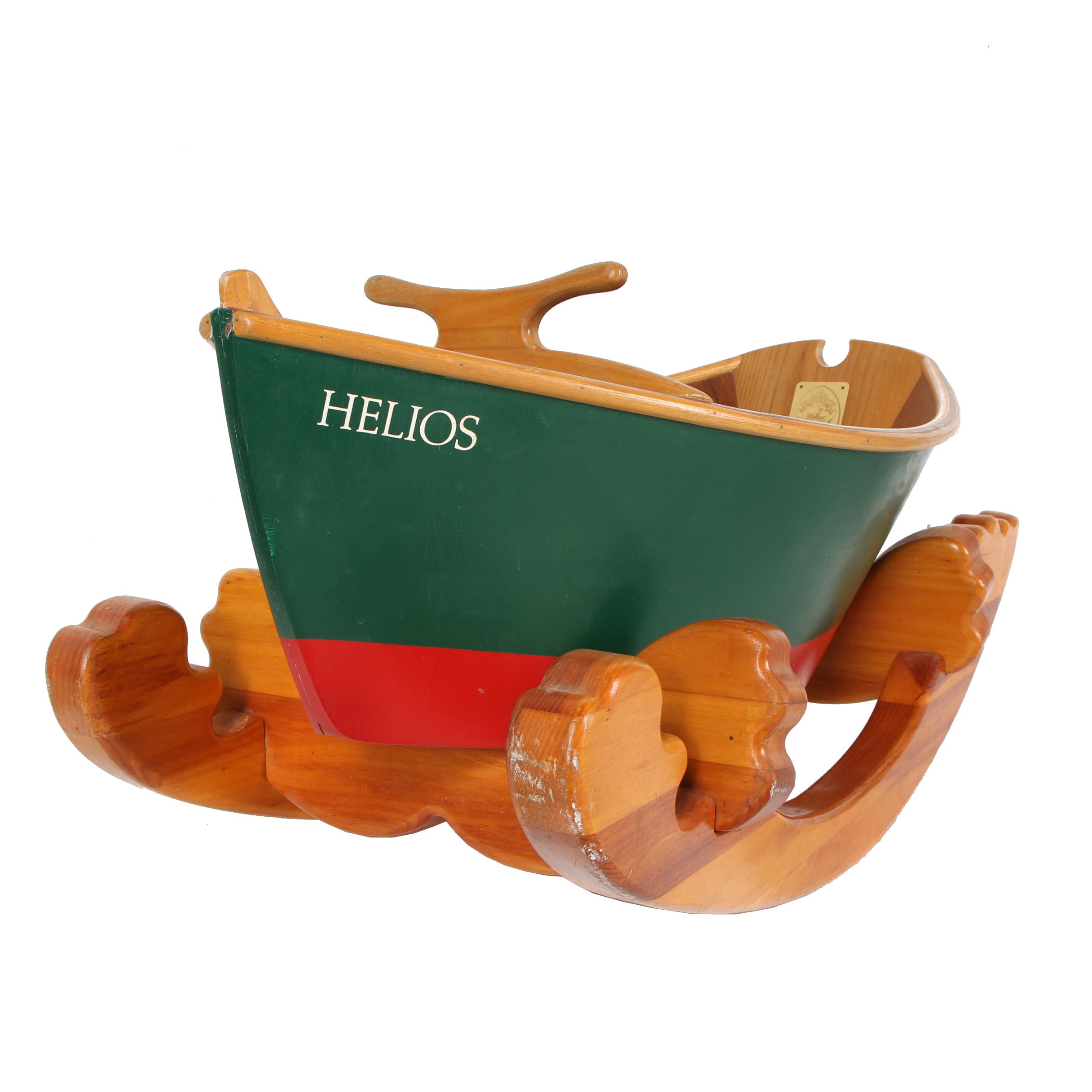 Original Buckley Smith "Helios" Gloucester Toddler Wooden Rocker