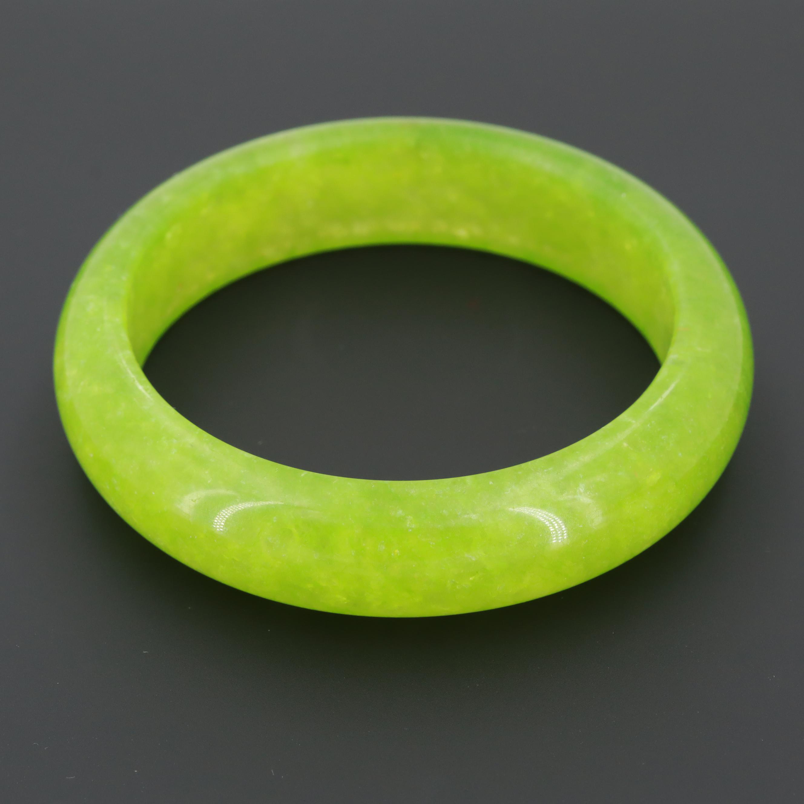 Jadeite Bangle Bracelet