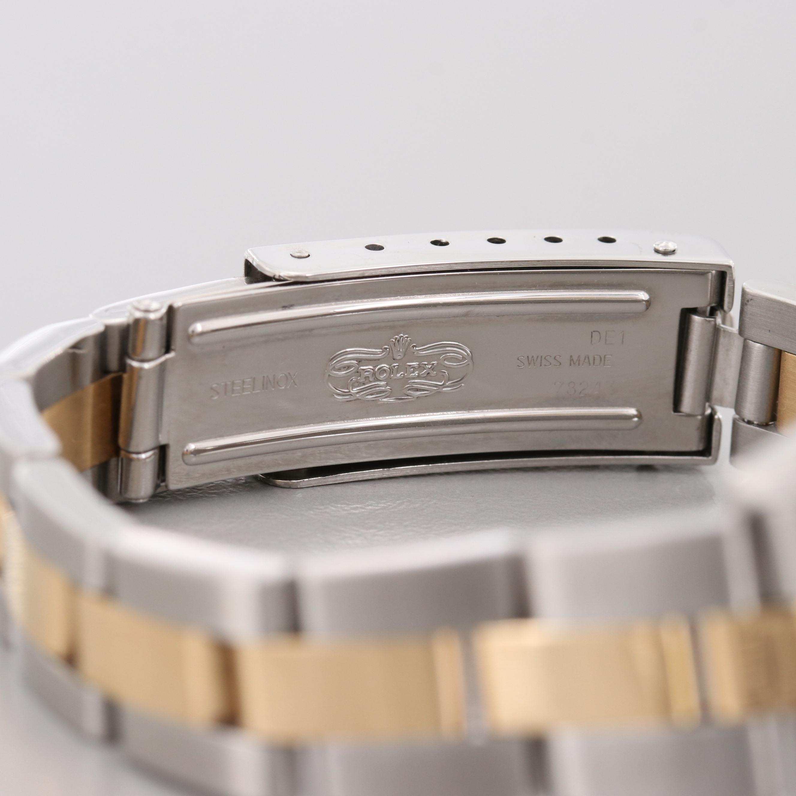 Rolex Datejust Stainless Steel and 18K Yellow Gold 1.70 CTW Diamond Watch