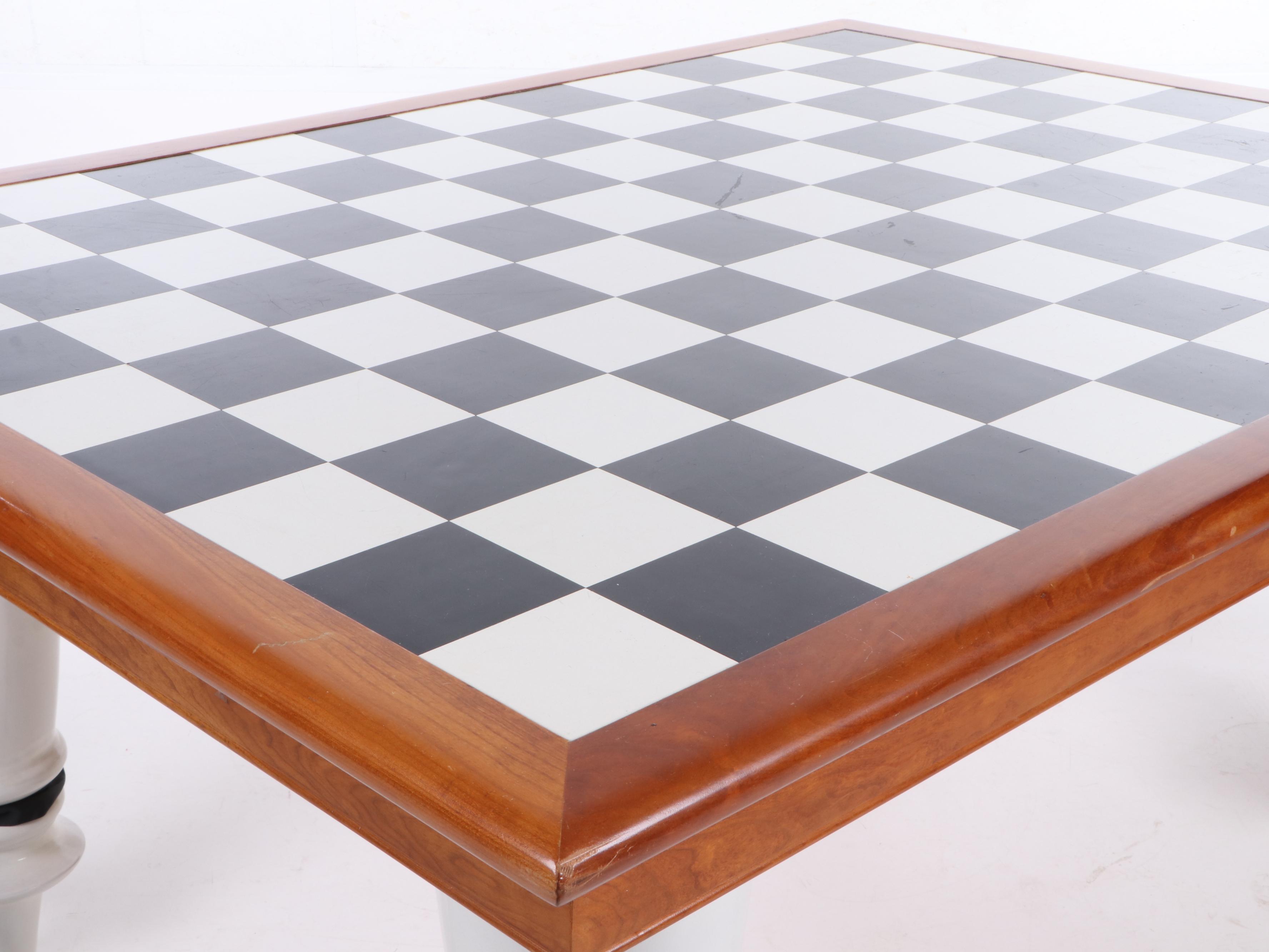 MacKenzie-Childs Checkered Dining Table, Contemporary