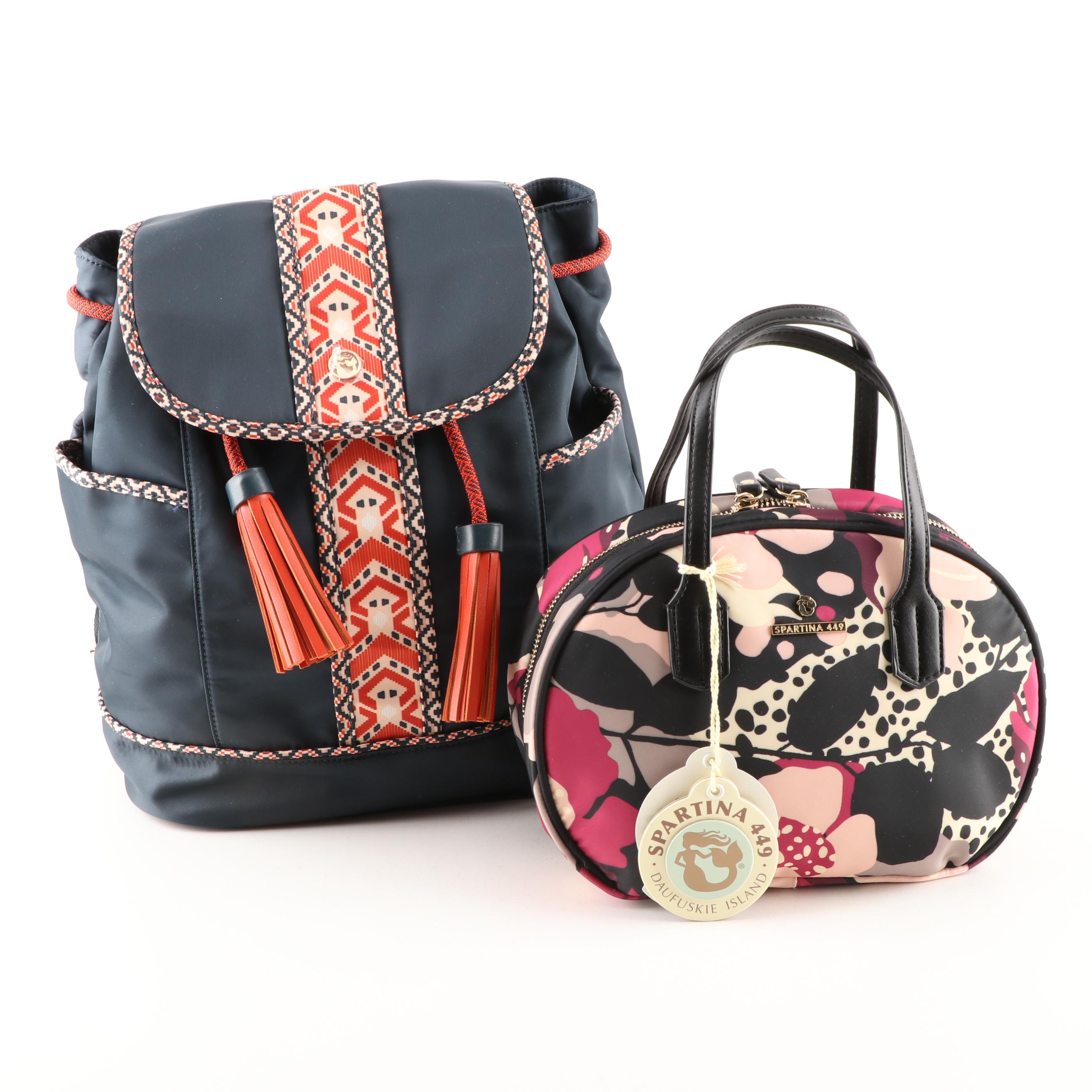 Spartina 449 Armada Cosmetic Case and Drawstring Backpack