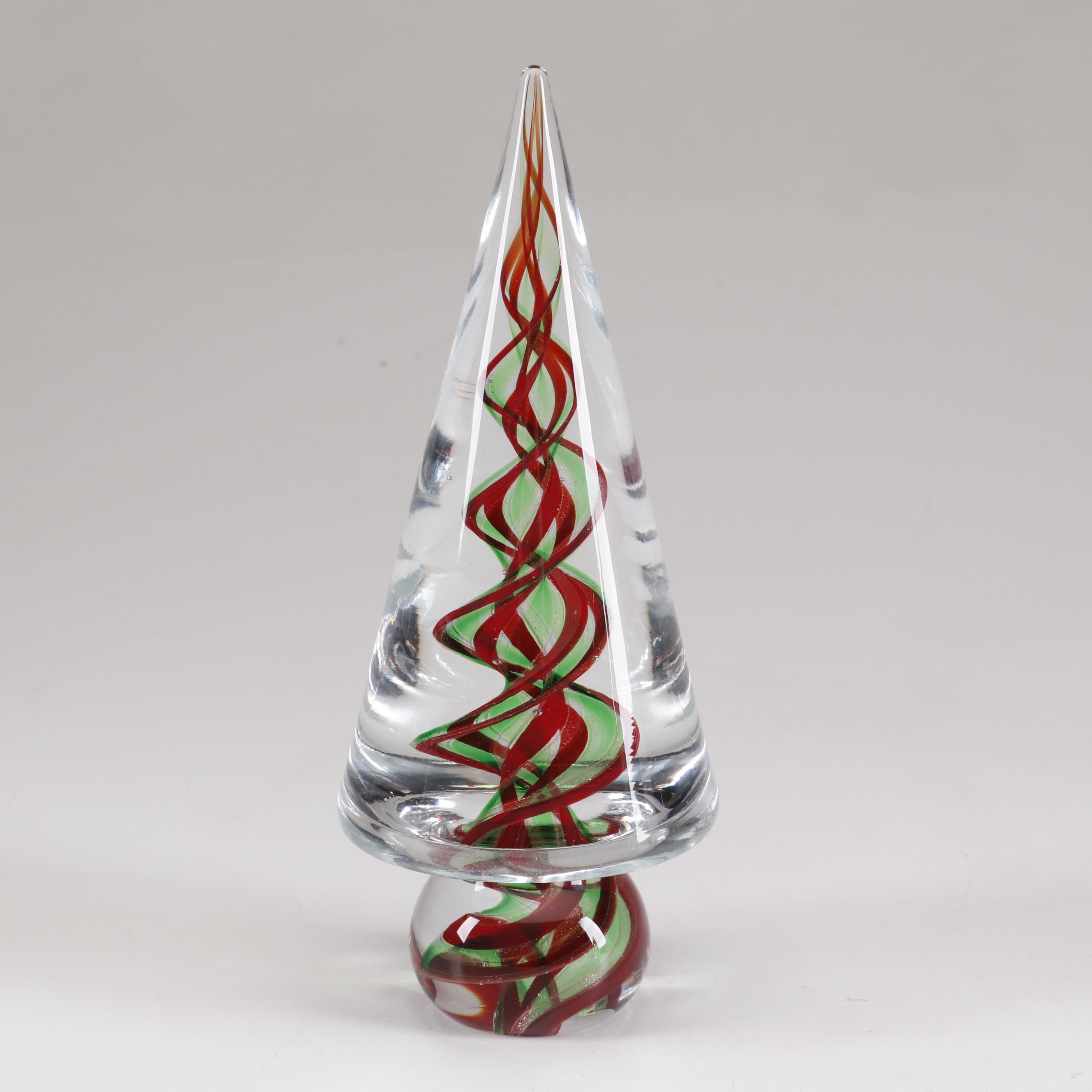 Murano Glass Christmas Trees