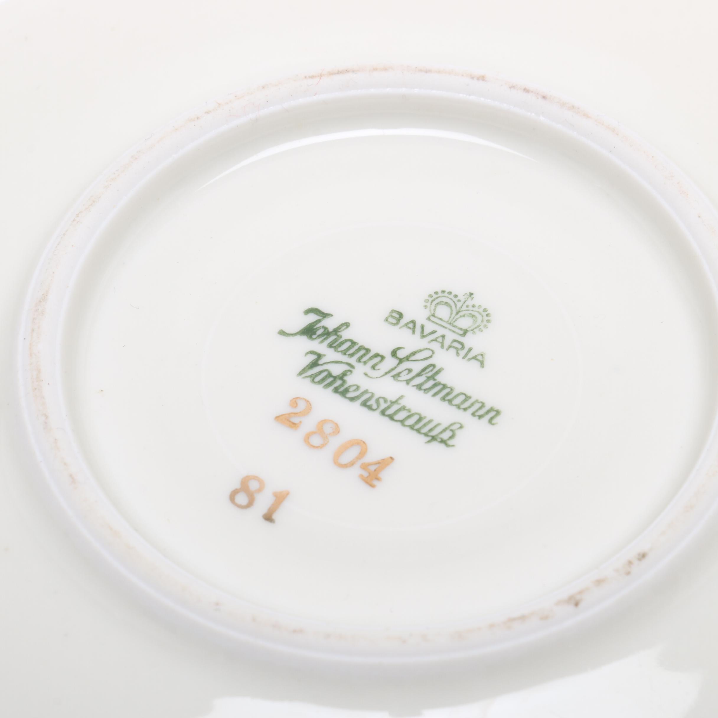 Teapot, Creamer, and Teacup with Saucer