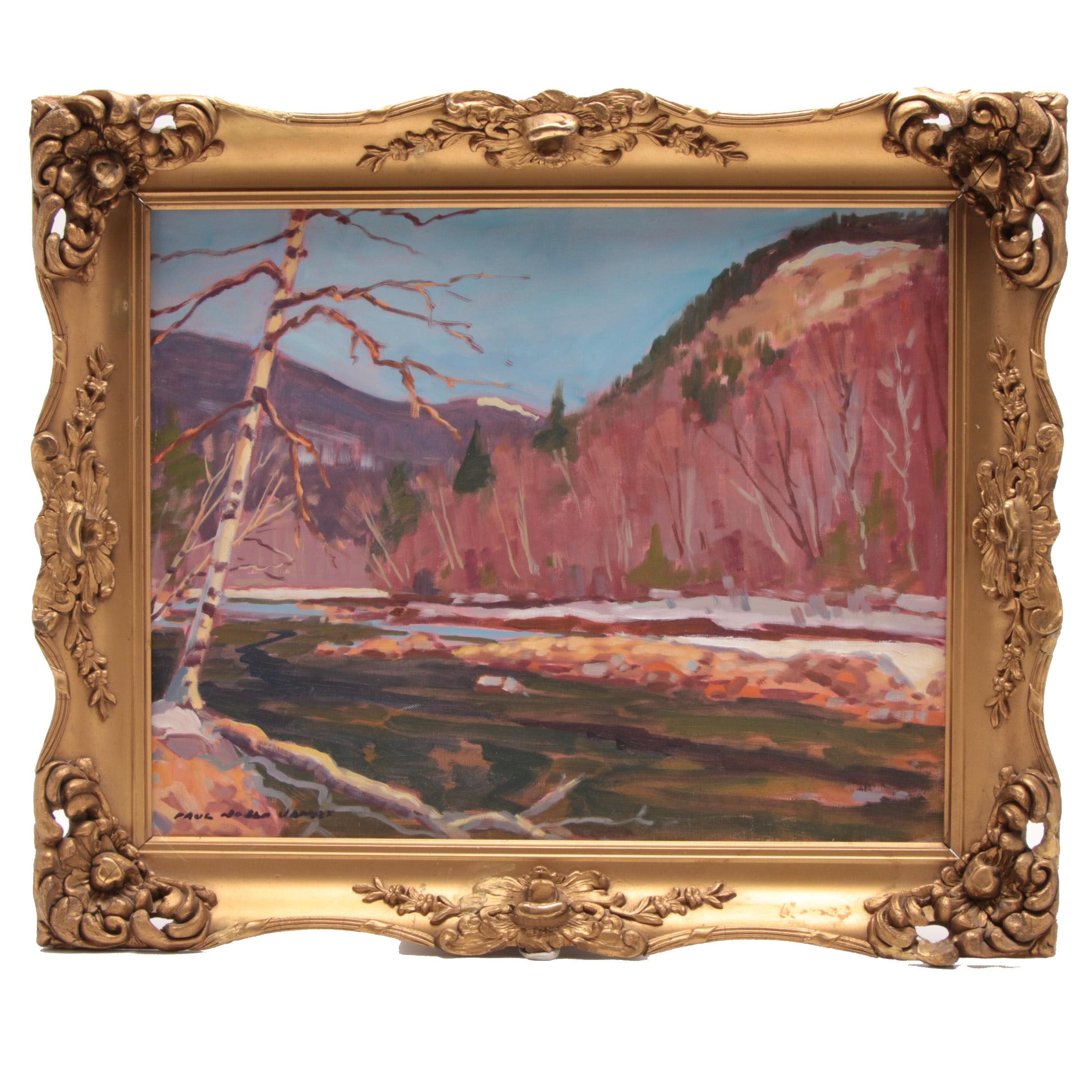 Paul Noble James Oil Painting "Turn in the River"