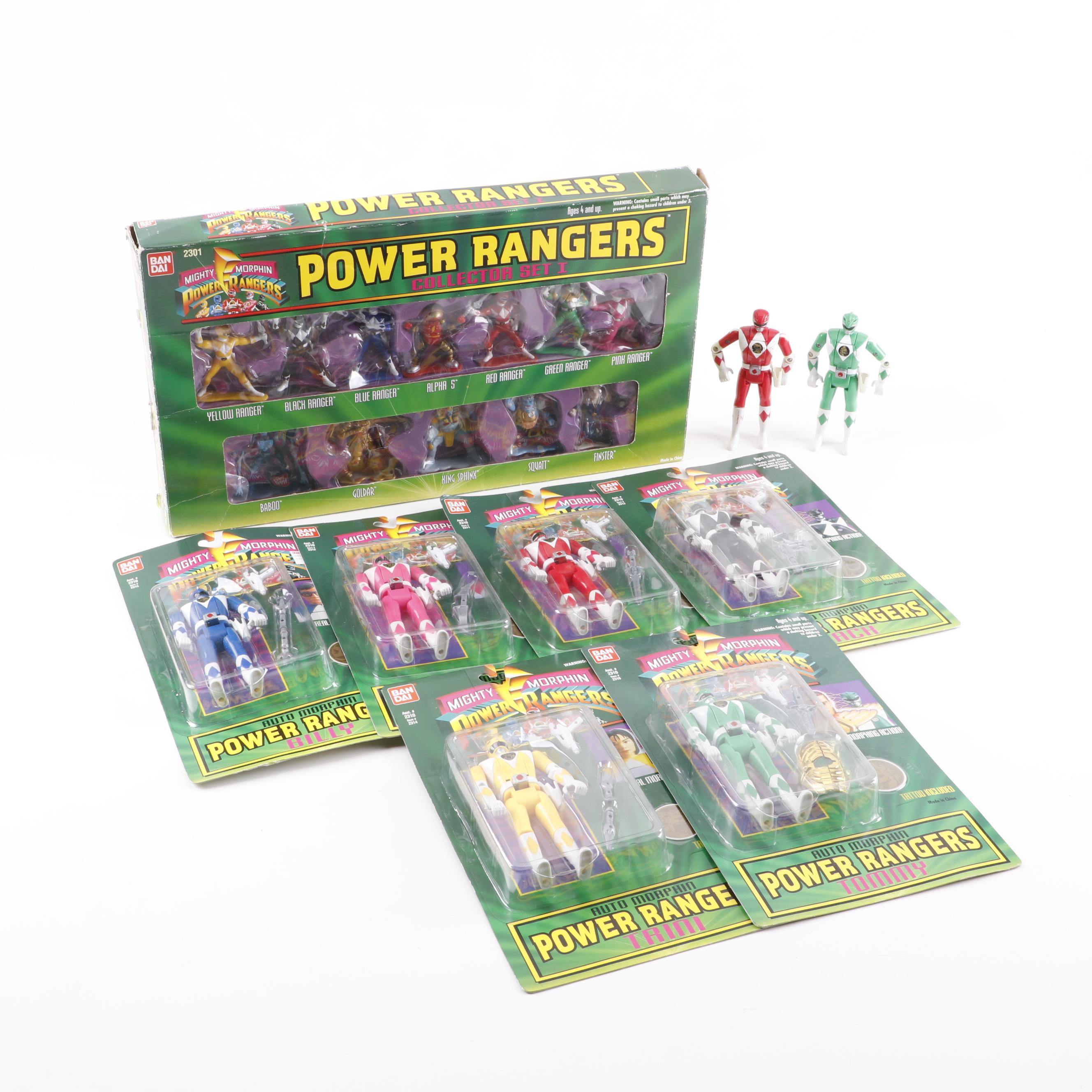 Bandi Mighty Morphin Power Rangers Action Figures, 1994