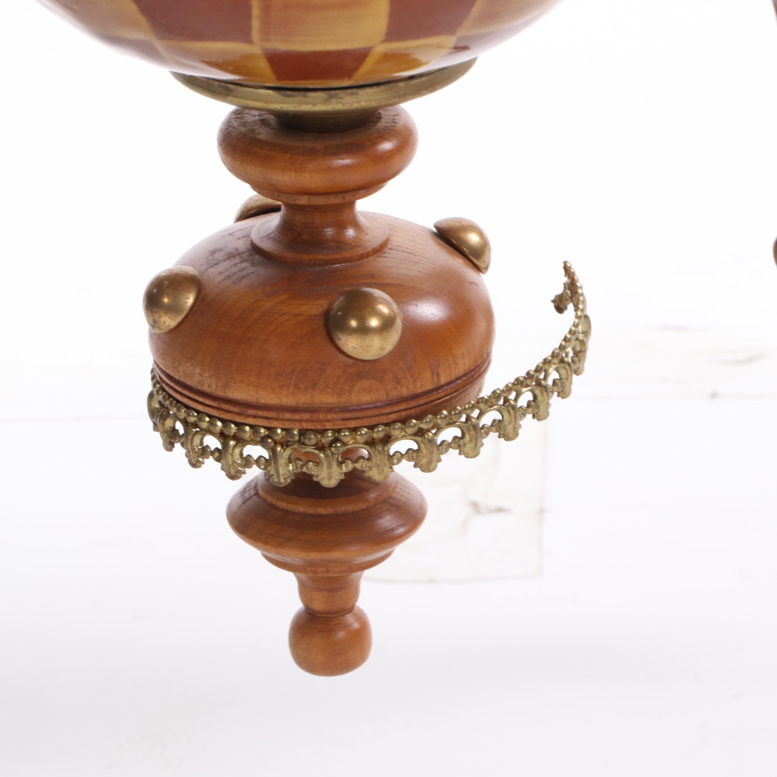 MacKenzie-Childs "Wittika" Chandelier with Hand-Painted Glass Fairy Shades