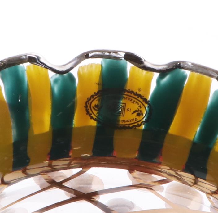 MacKenzie-Childs "Wittika" Chandelier with Hand-Painted Glass Fairy Shades