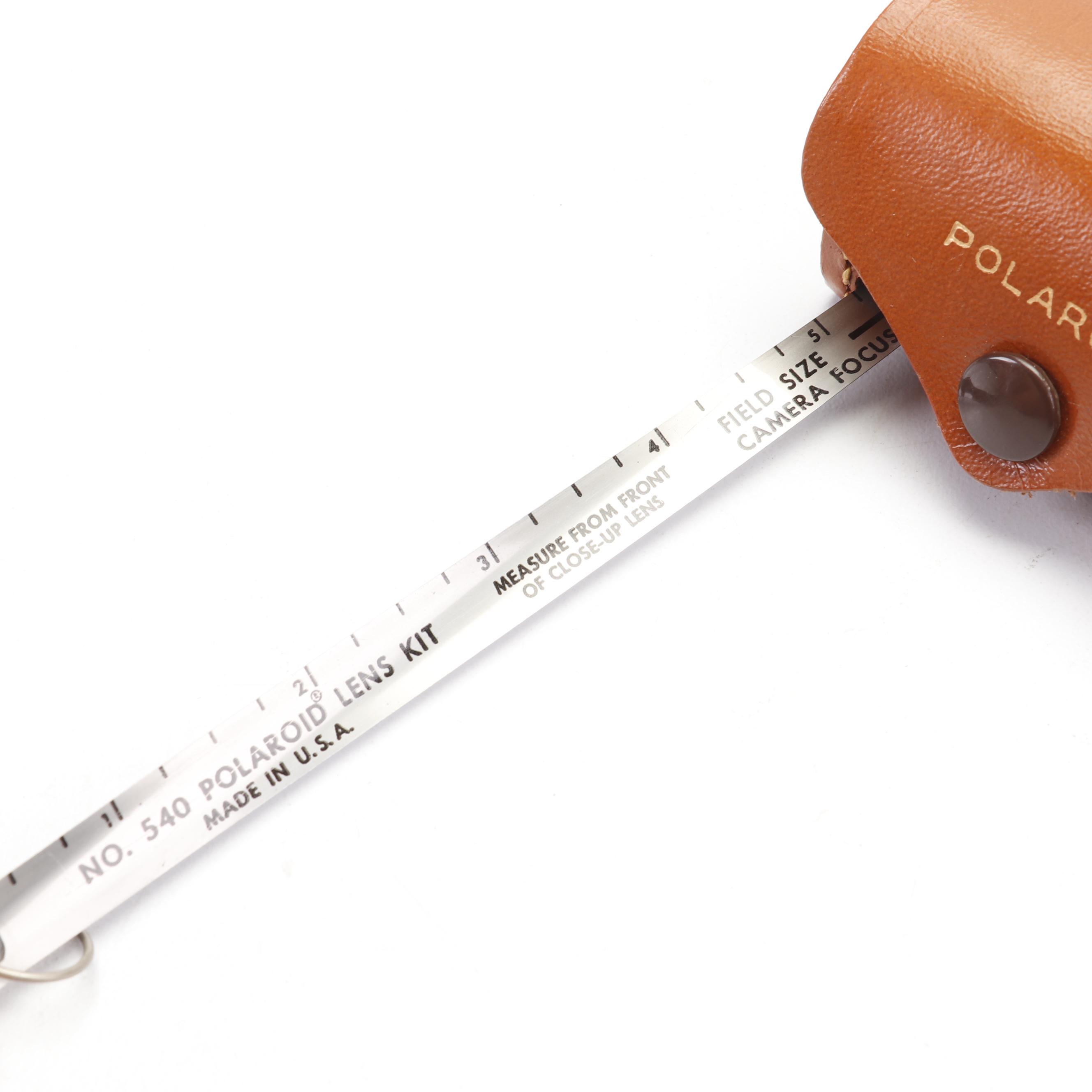 Polaroid Automatic 250 Land Camera with Folding Bellows and Accessories, 1960s