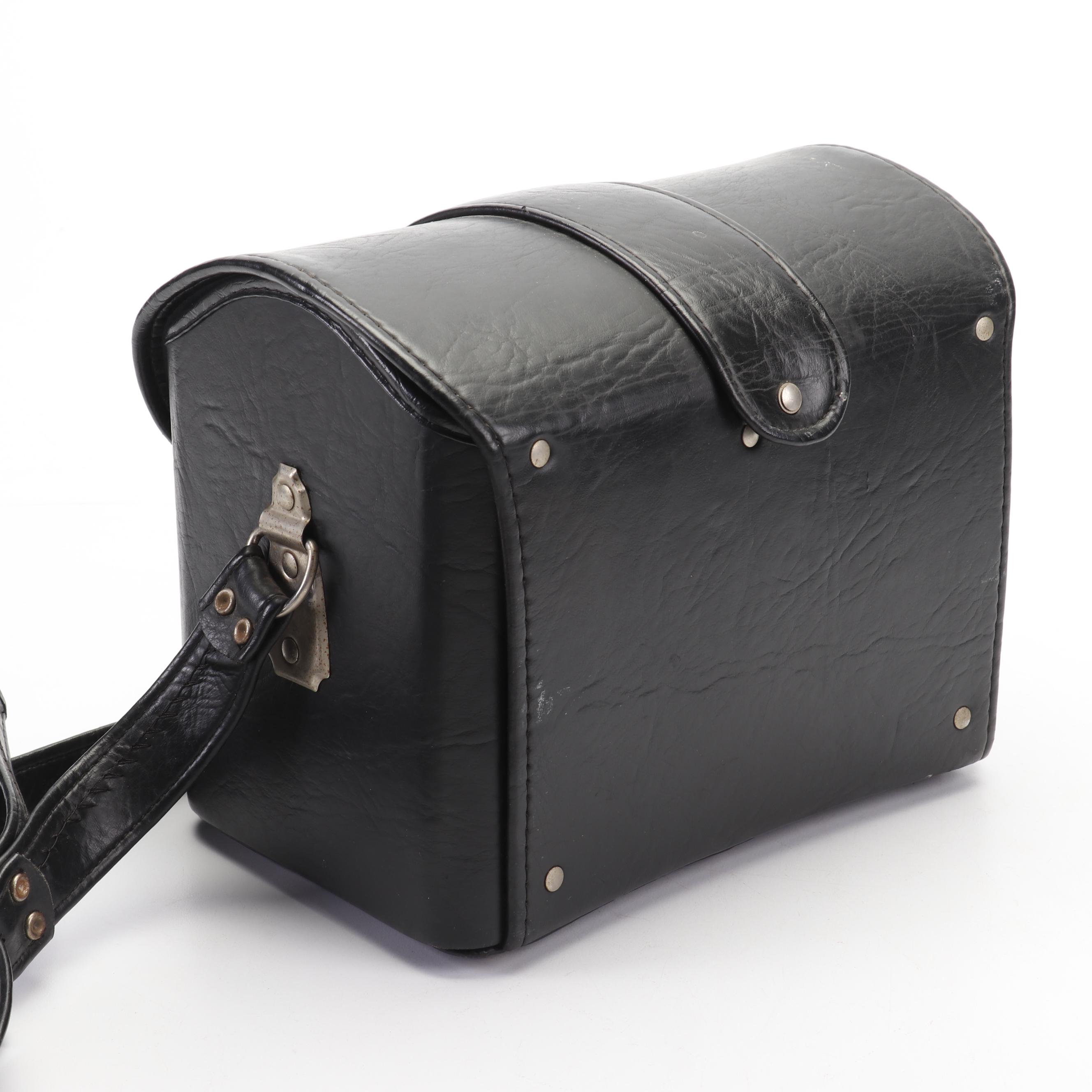 Polaroid Automatic 250 Land Camera with Folding Bellows and Accessories, 1960s