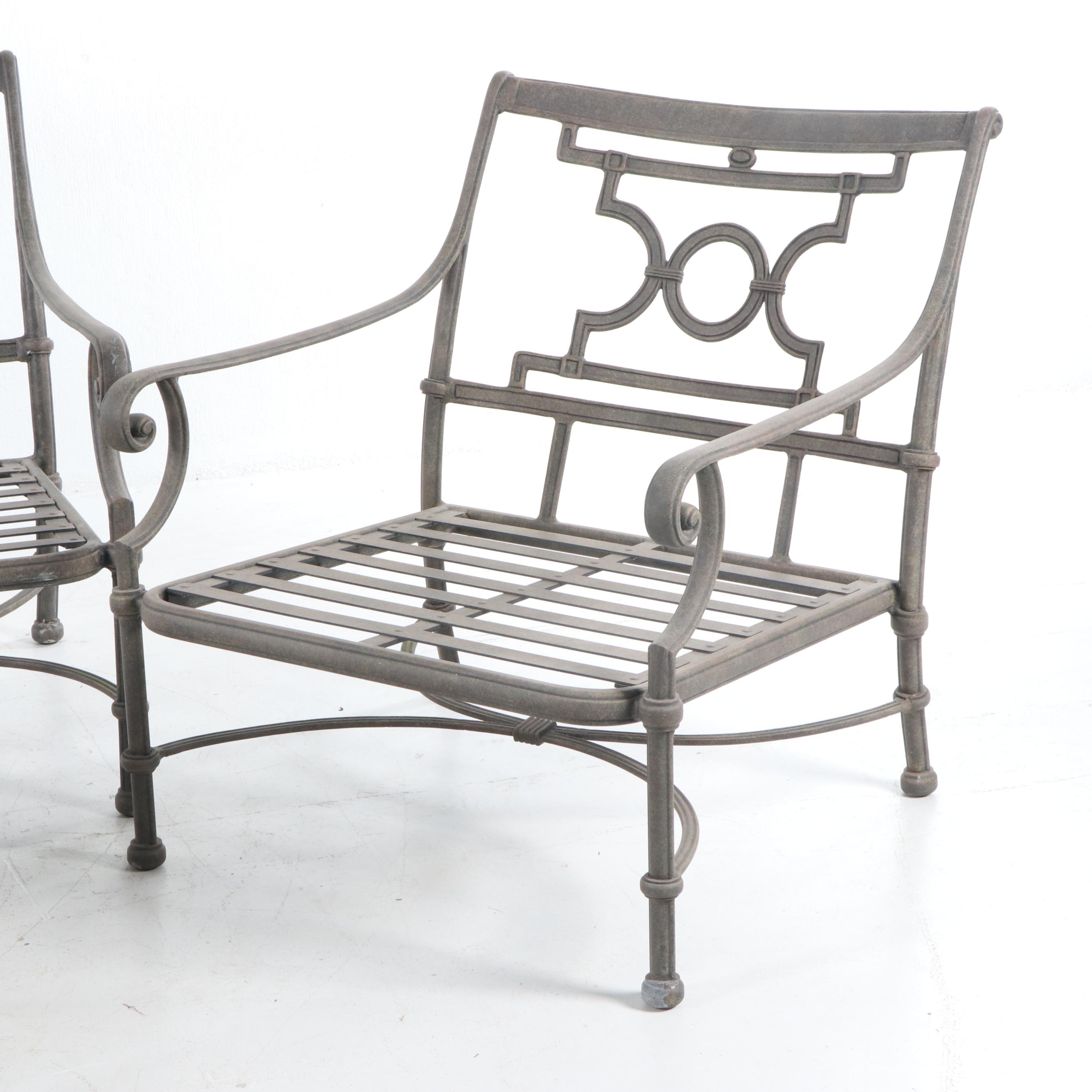 Woodard Landgrave Sofa, Coffee Table, Side Table and Chair