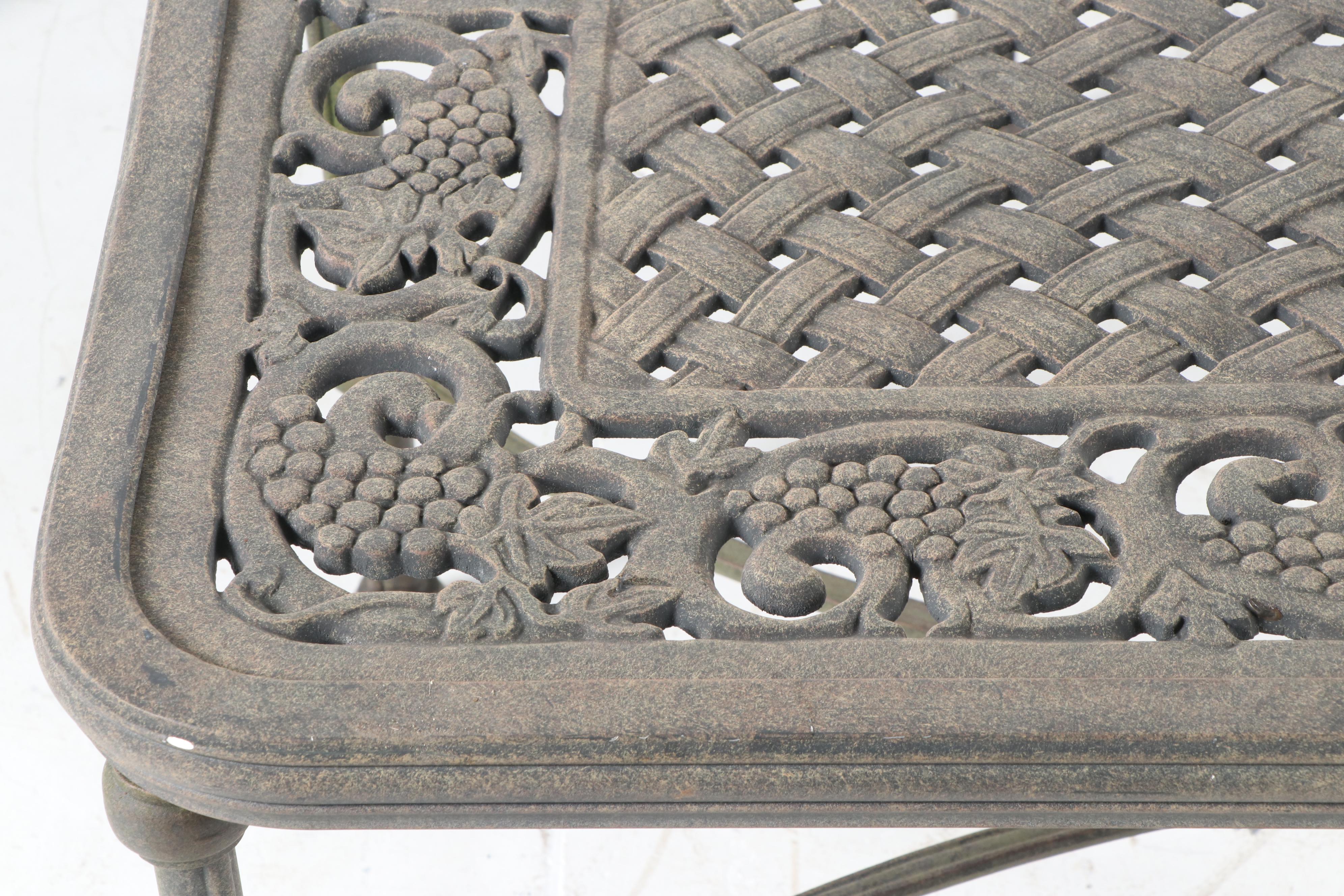 Woodard Landgrave Sofa, Coffee Table, Side Table and Chair