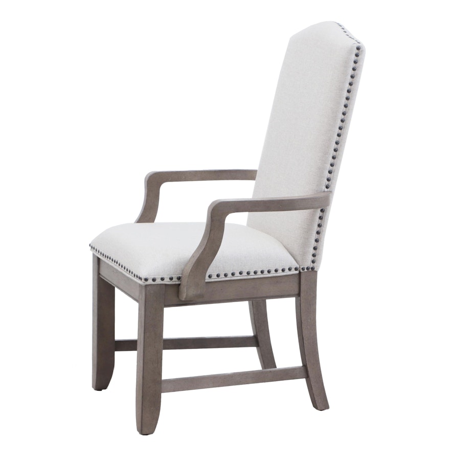 Contemporary Camel Back Arm Chair by Home Meridian