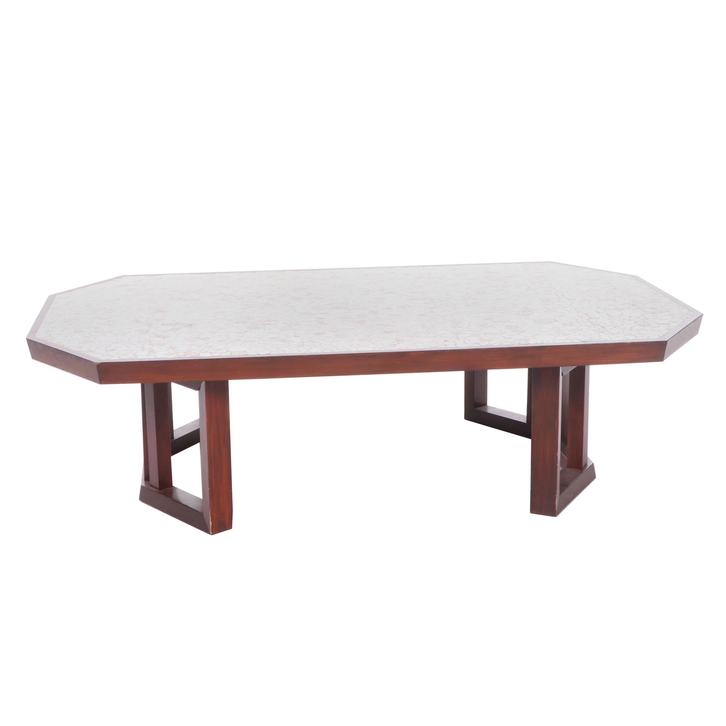 Wood and Laminate Modern Coffee Table