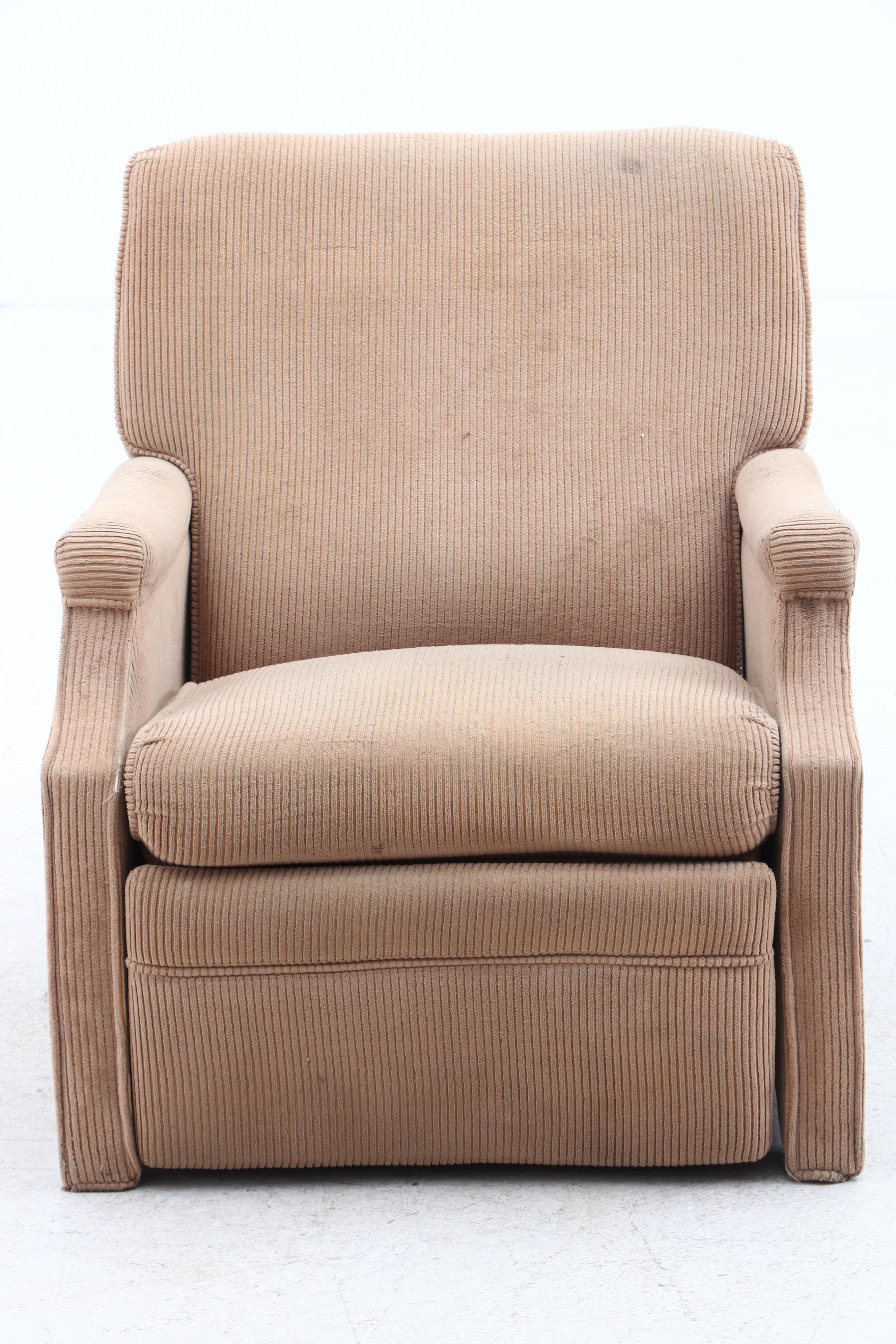 Vintage Wide Wale Corduroy"Stratolounger" Recliner From "The Old Man & The Gun"