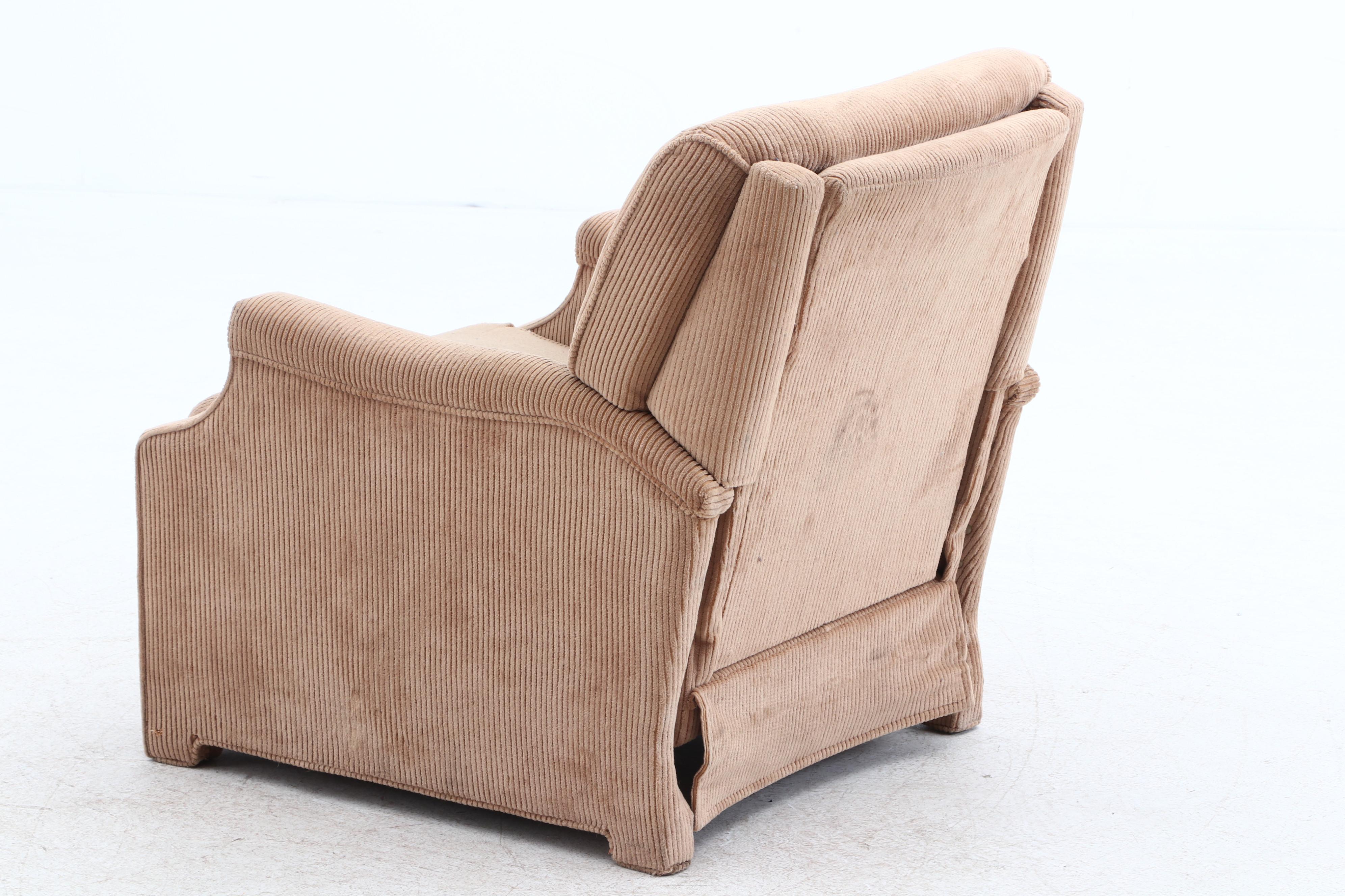 Vintage Wide Wale Corduroy"Stratolounger" Recliner From "The Old Man & The Gun"