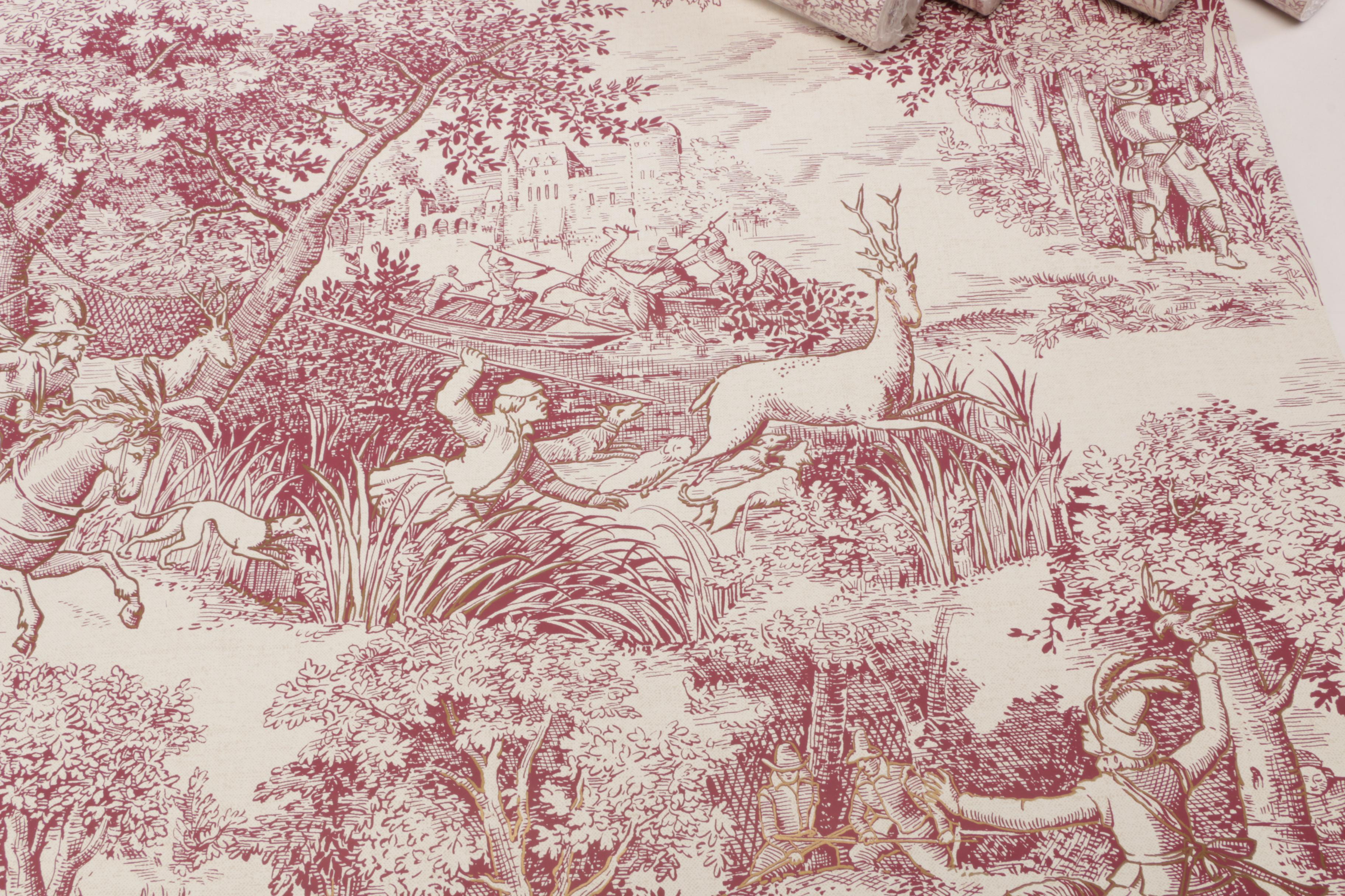 Carey Lind Wallpaper with Hunting Scene