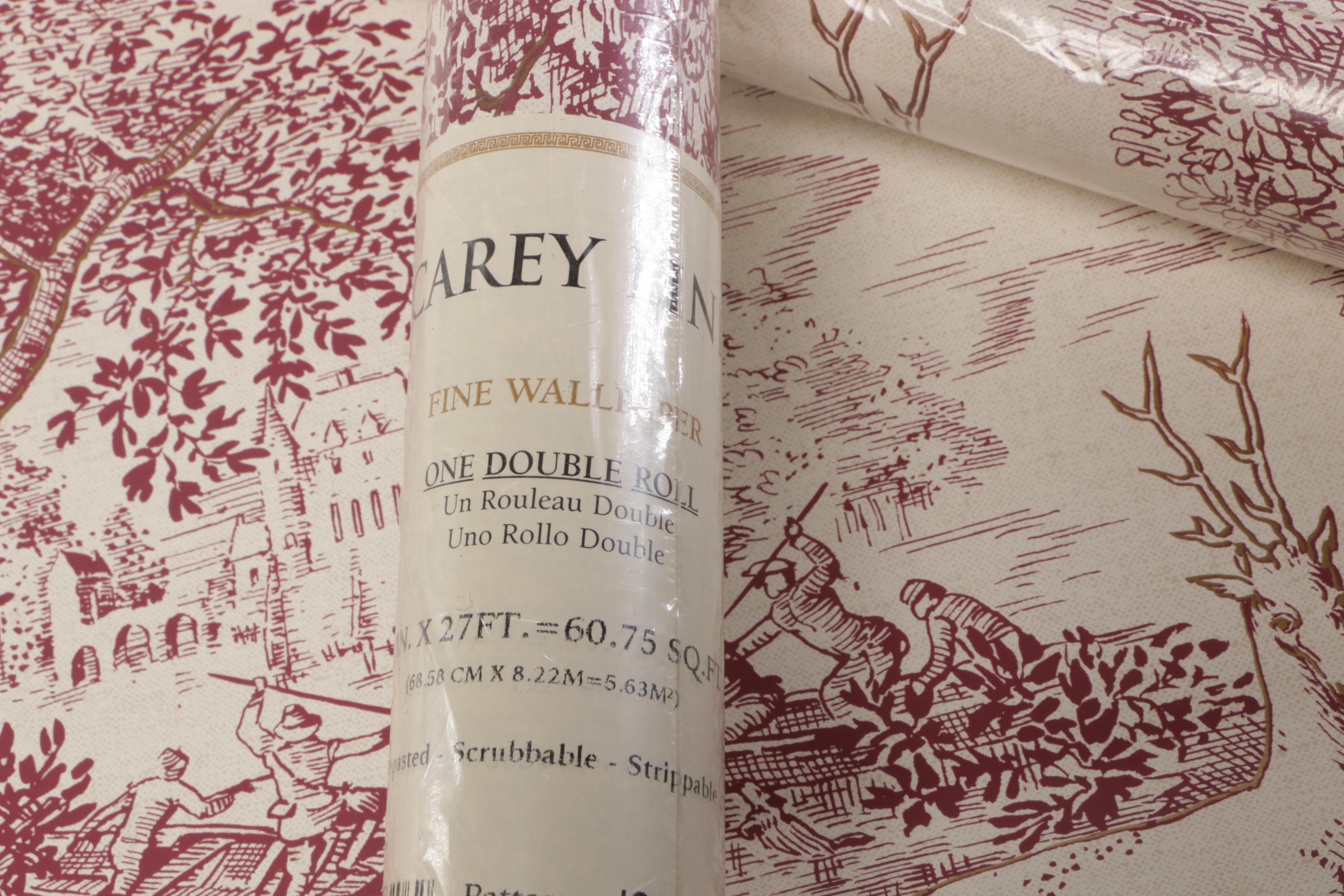 Carey Lind Wallpaper with Hunting Scene