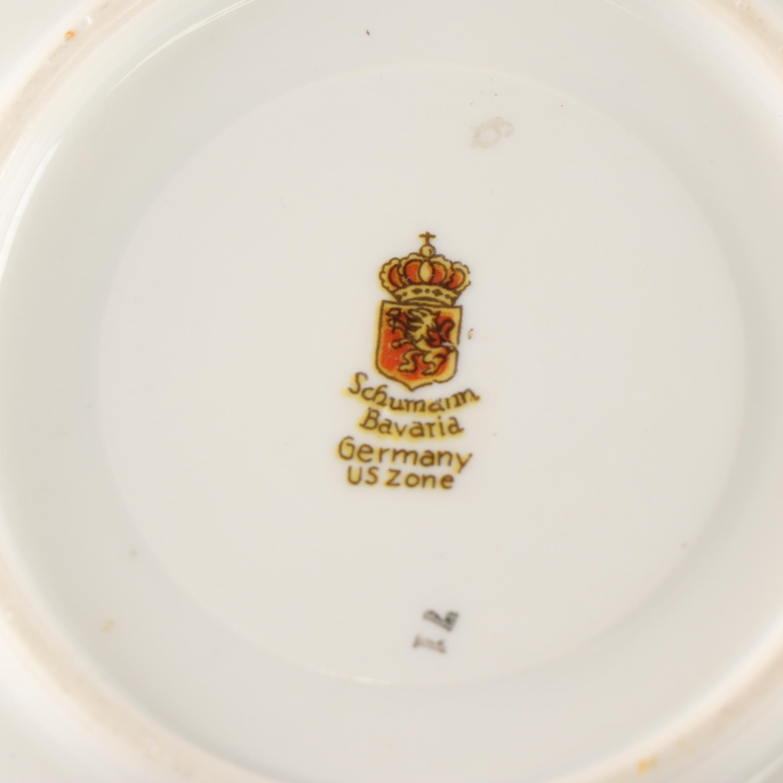 Schumann "Empress Dresden Flowers" Reticulated Porcelain Dinnerware