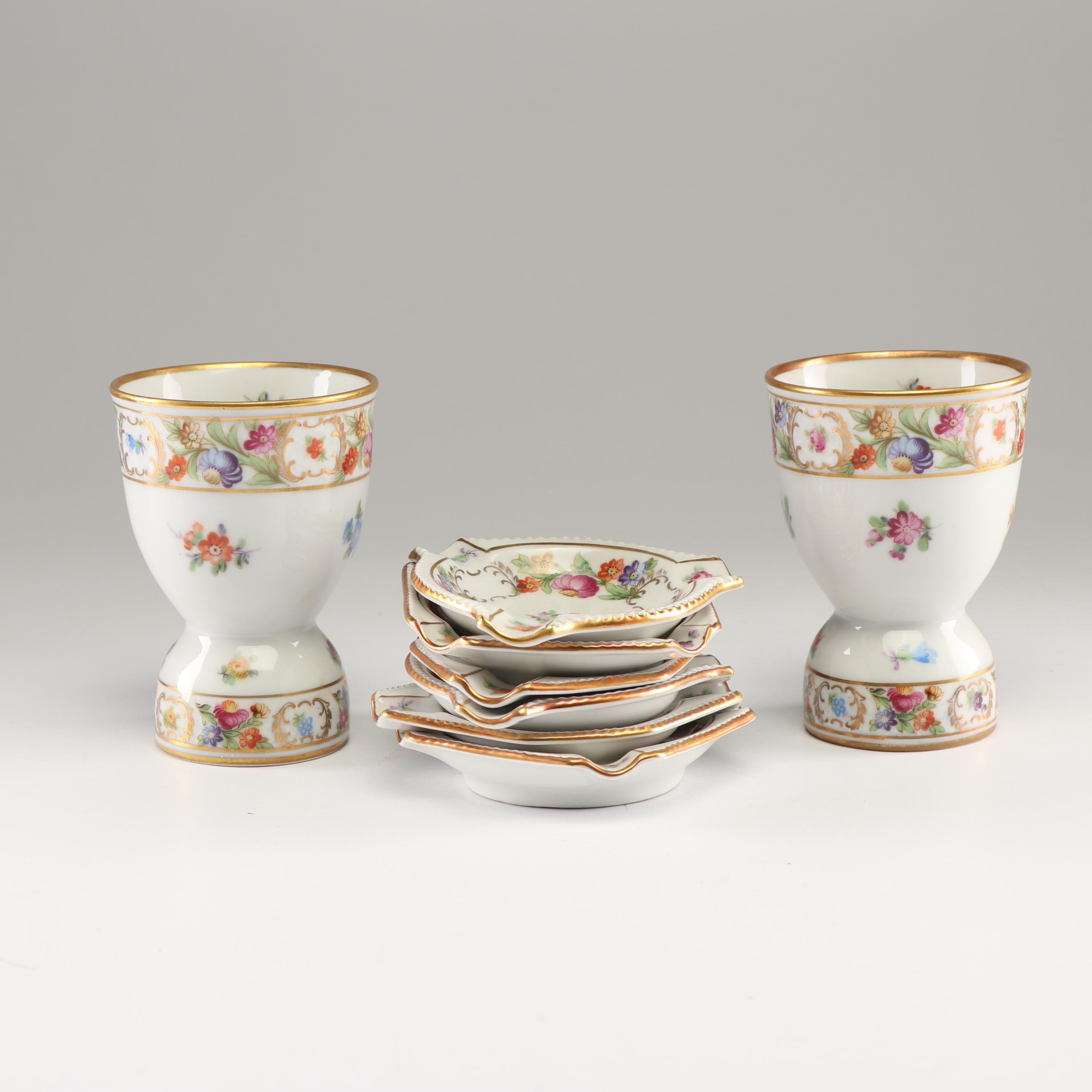 Schumann "Empress Dresden Flowers" Reticulated Porcelain Dinnerware