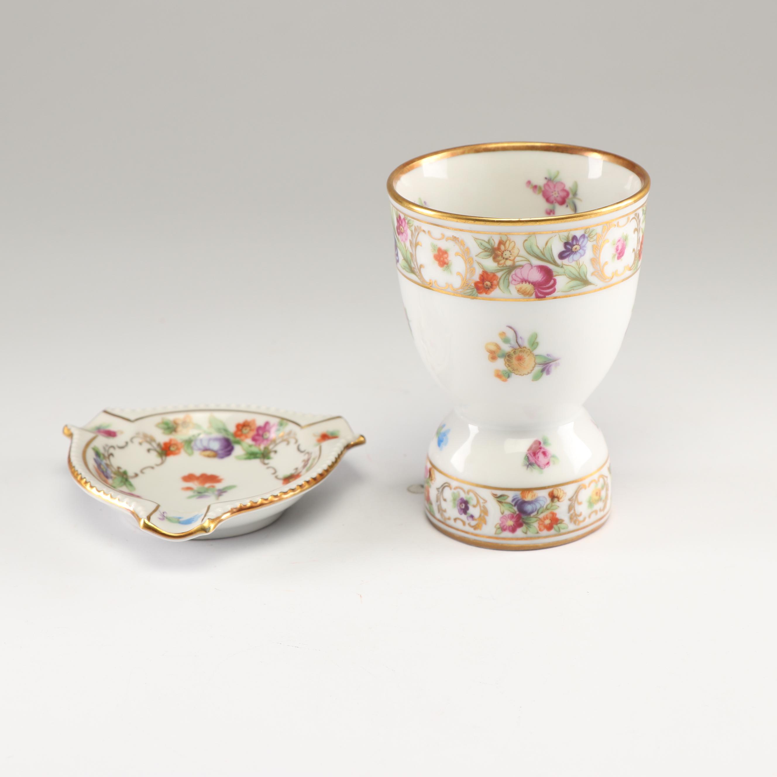 Schumann "Empress Dresden Flowers" Reticulated Porcelain Dinnerware
