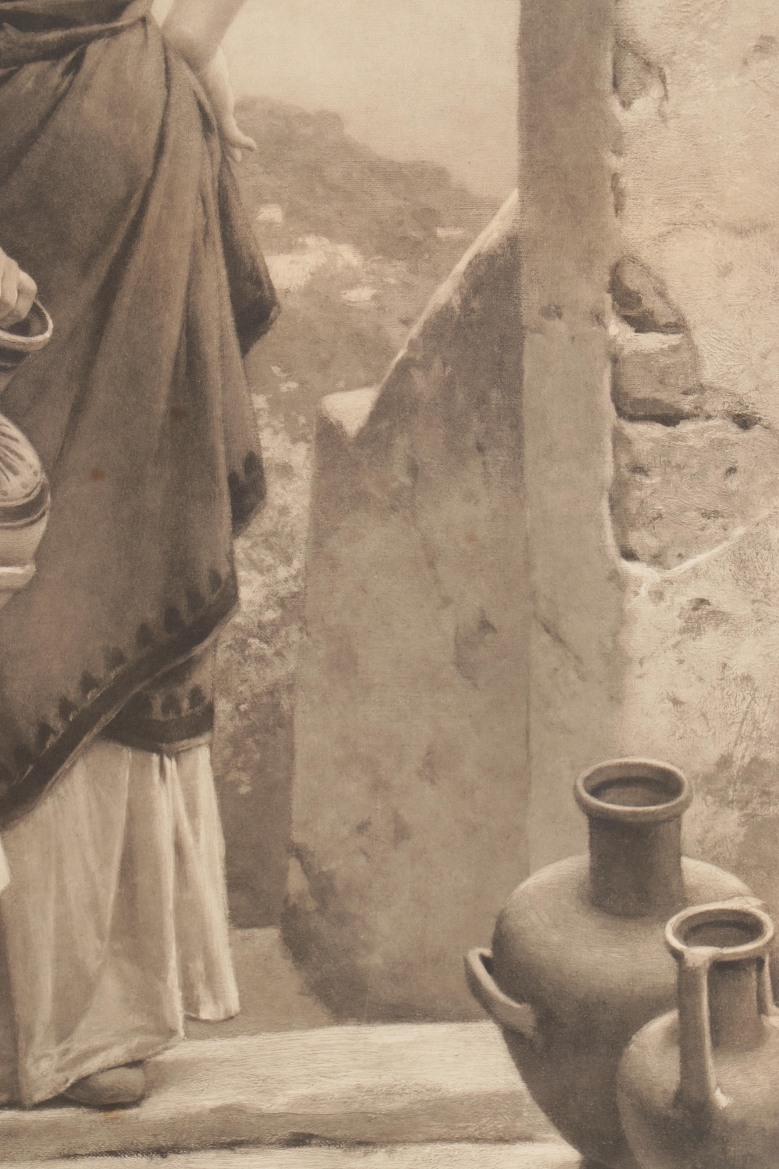 Friedrich Paul Thumann Photogravure "Art Brings Favor"