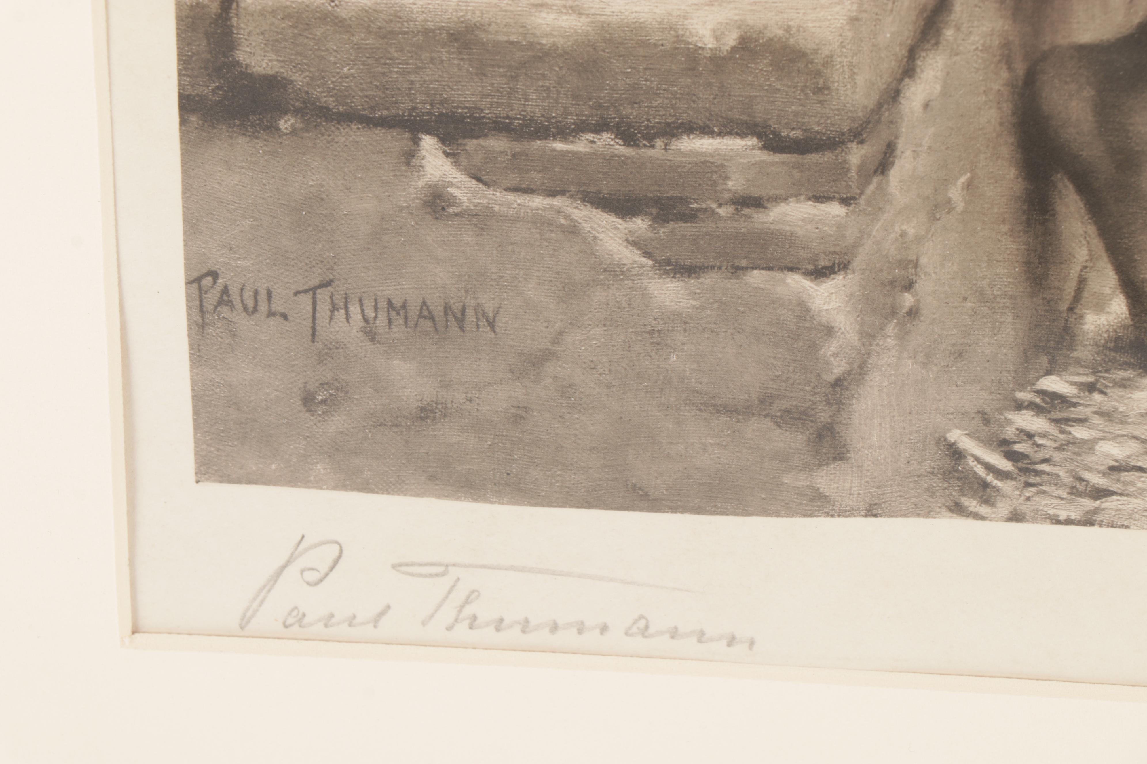 Friedrich Paul Thumann Photogravure "Art Brings Favor"