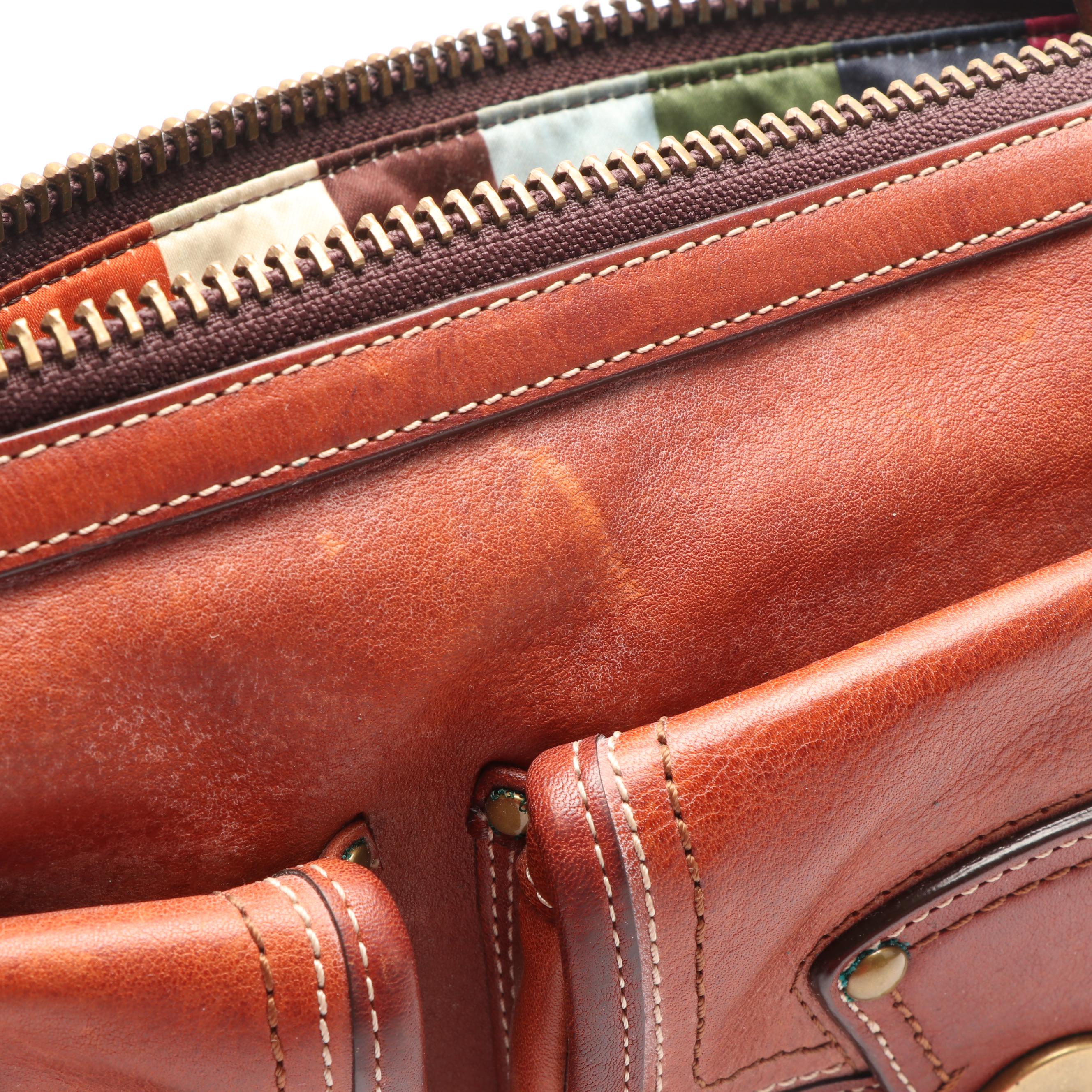 Coach 65th Anniversary Mandy Legacy Leather Shoulder Bag in Whiskey