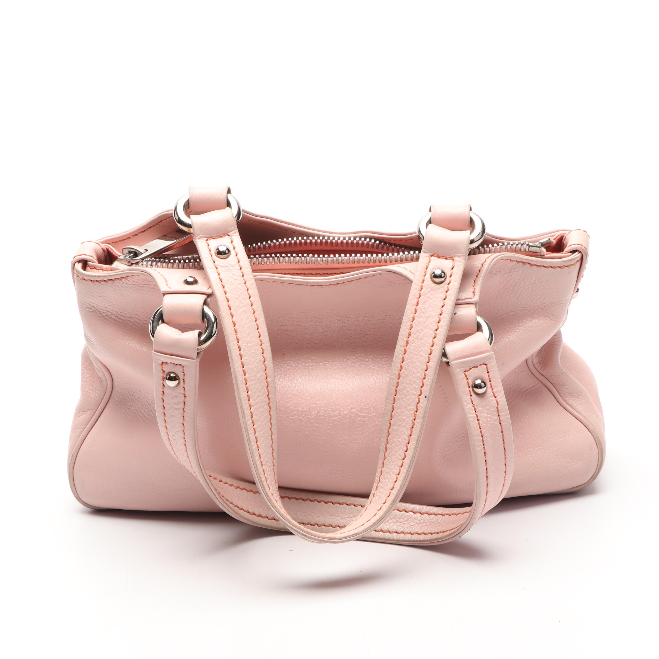 Marc Jacobs Pink Leather Shoulder Bag