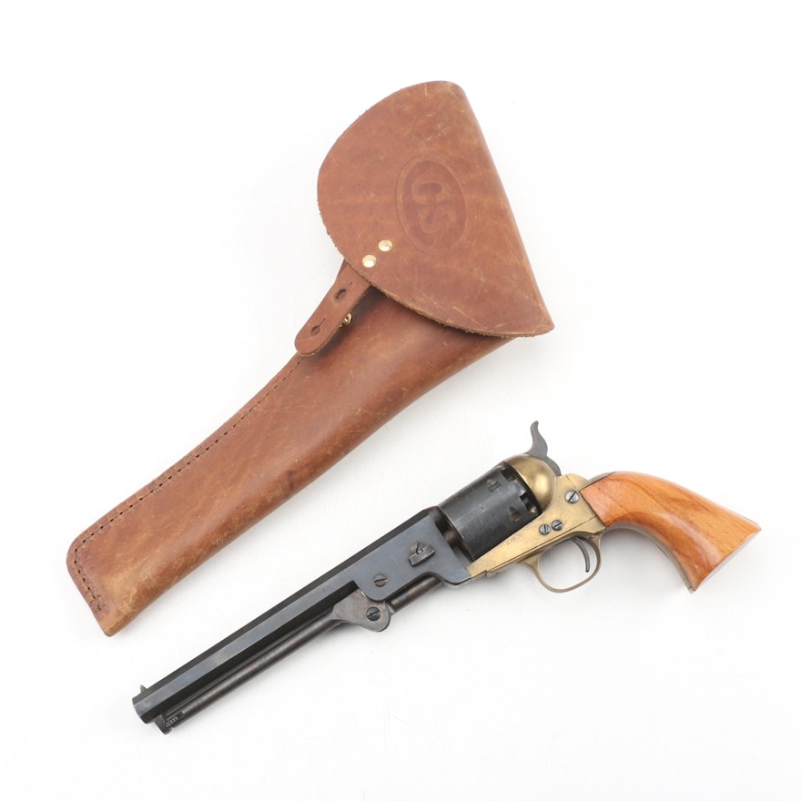 Replica Colt 1851 Navy .36 Caliber Black Powder Revolver with Holster, 1978