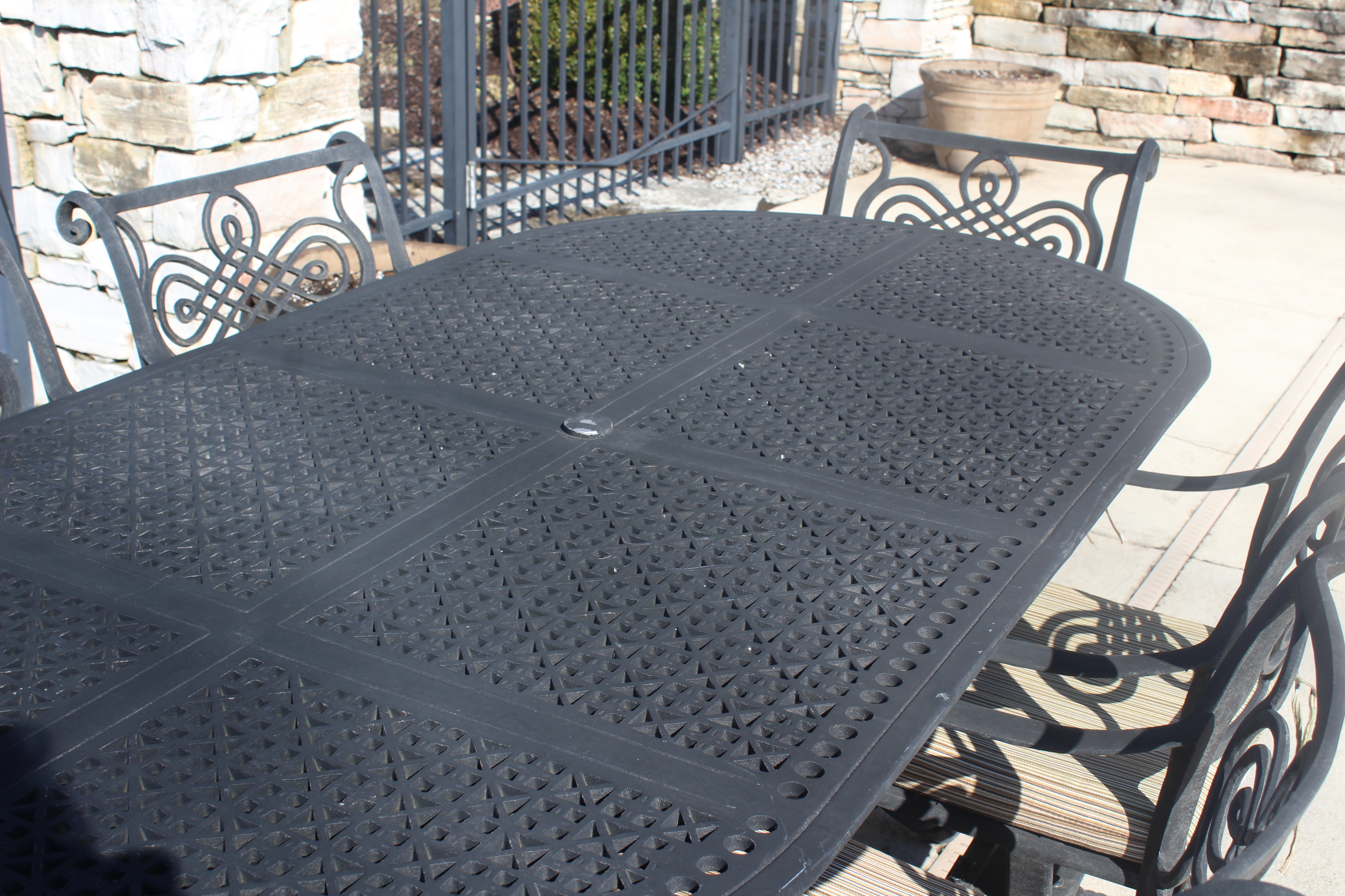 Cast Classics "Monte Cristo" Patio Dining Table and Chairs